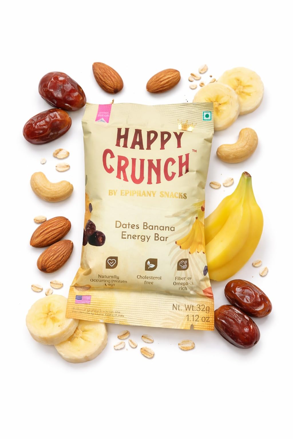 Epiphany Snacks Dates Banana Energy Bar | Natural Sweetness & Nutty Energy Boost-image-27