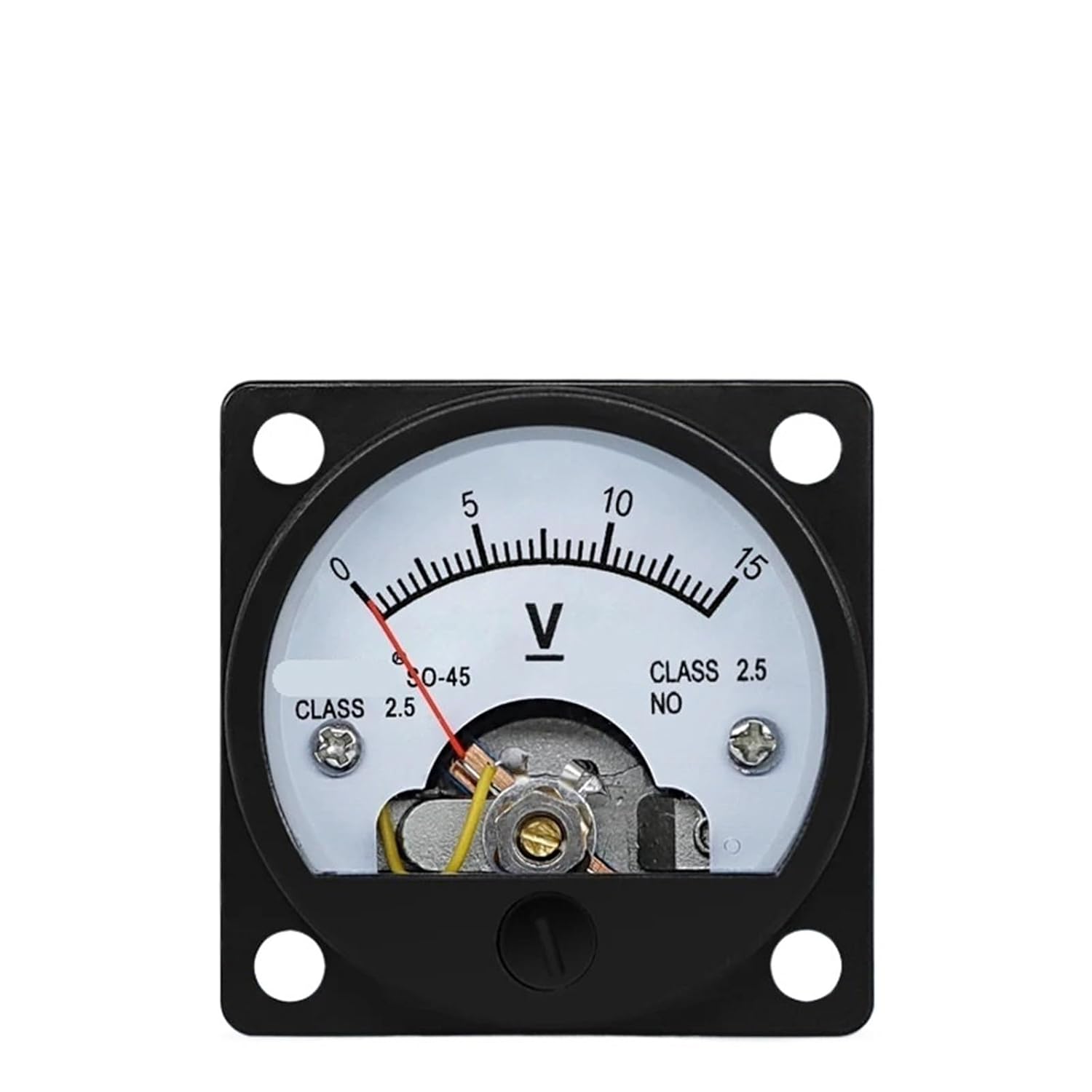 SO-45 DC Voltmeter 1V2V3V5V10V15V20V30V40V50V100V-500V Voltage Panel Meter 1Pcs(250V_48*48MM)