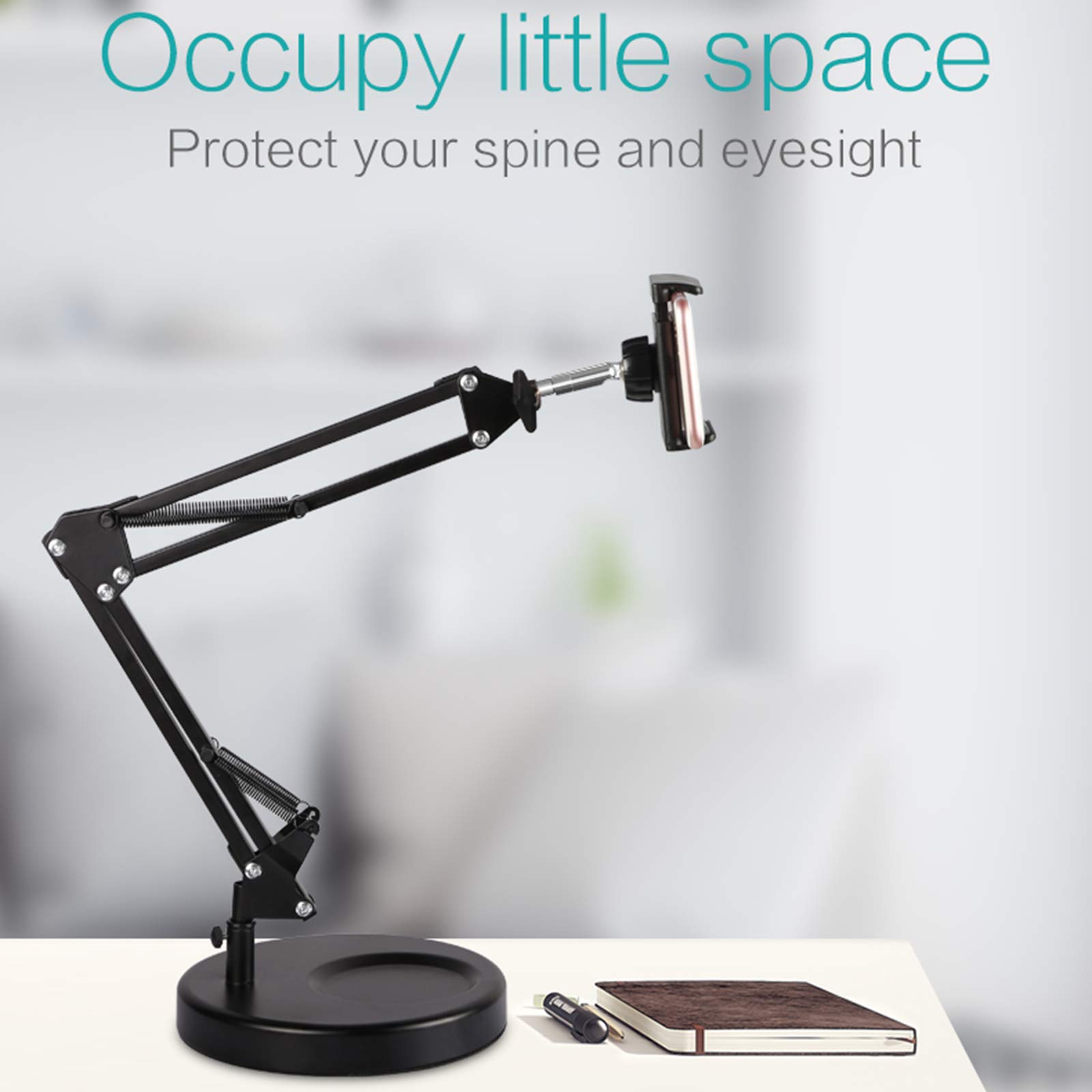 Anello Luminoso LED XUMI 10 Pollici - Con Supporto Per Telefono, Regolabile, Per Streaming E Selfie - Foto 5