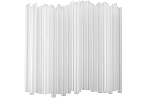 100 PCS Jumbo Plastic Boba Straws for Smoothies and Bubble Tea