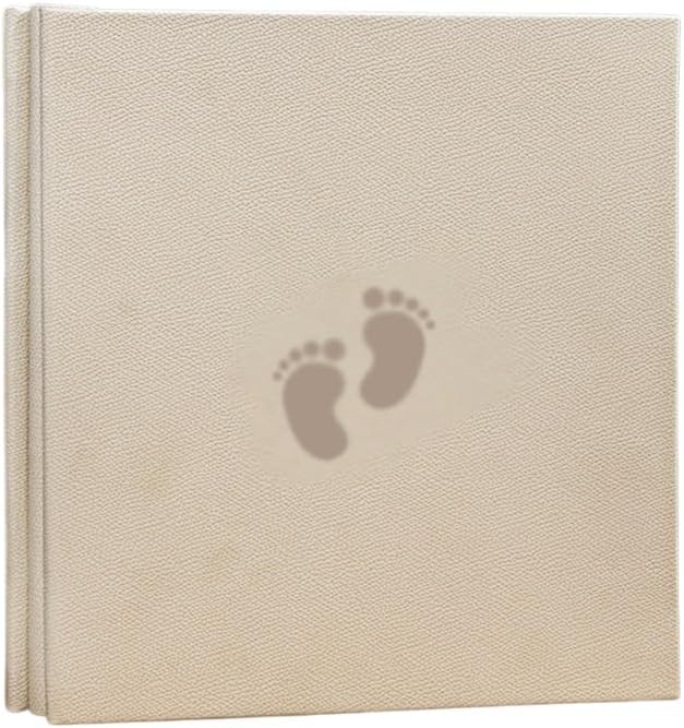 Leather Surface Embossed Self Adhesive Photo Album Commemorative Book Specimen Storage