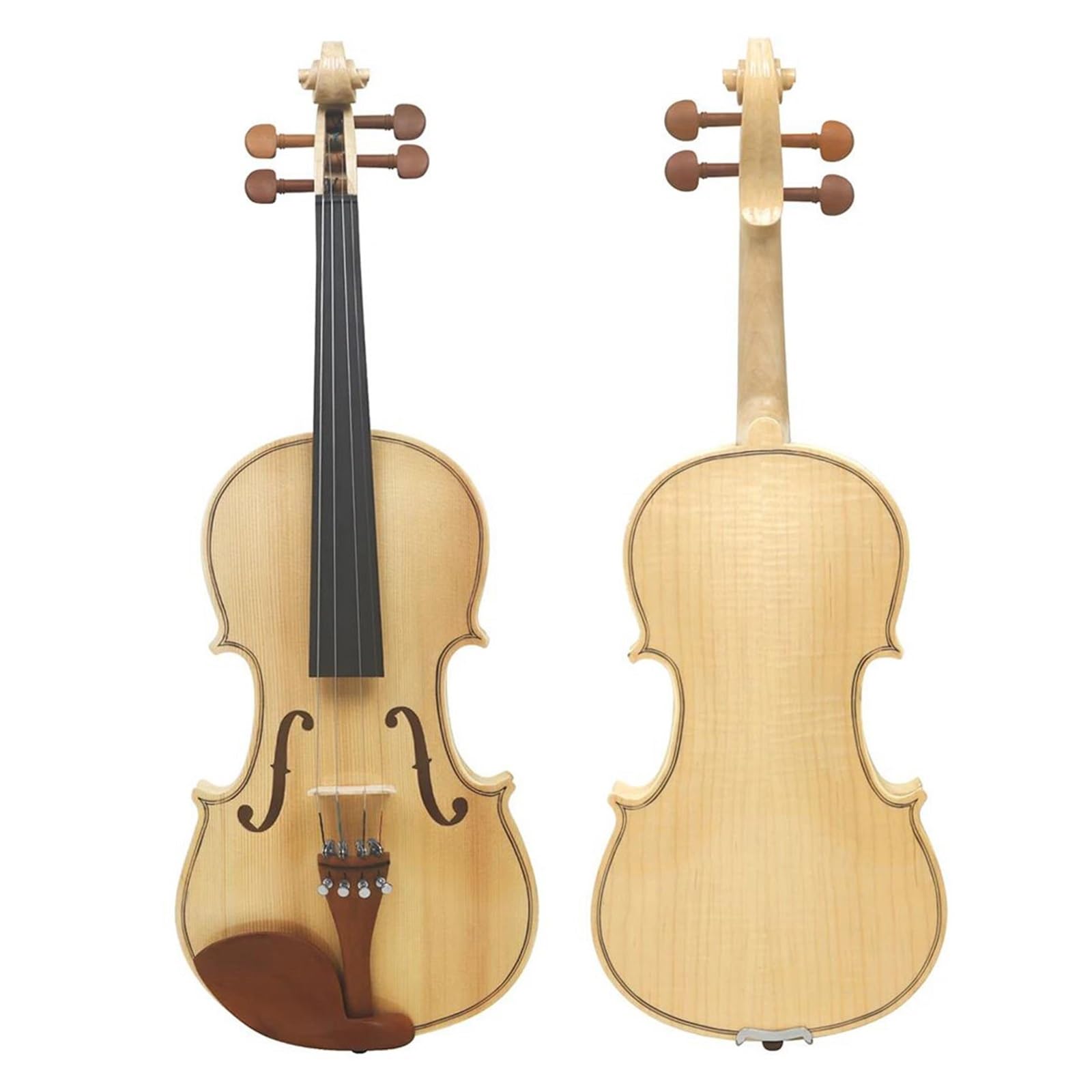 Skrzypce Instrumenty Muzyczne Zestaw Skrzypiec Akustycznych 4/4 Z Klonowym Wierzchem I Akcesoriami Instrumenty Strunowe Dla Początkujących(Set 1)