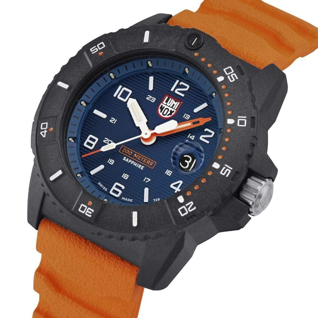 Luminox – Navy Seal HerrenUhr 45 mm, 3600 Serie, Taucheruhr Edelstahl, Saphirglas, Swiss Quarz Uhr, 200 m wasserdicht, Selbstleuchtend