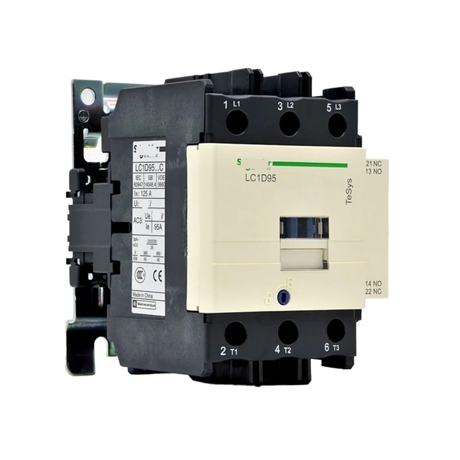 Contacteur AC LC1D95 M7C 220V TeSys triphasé pour commande moteur - 4