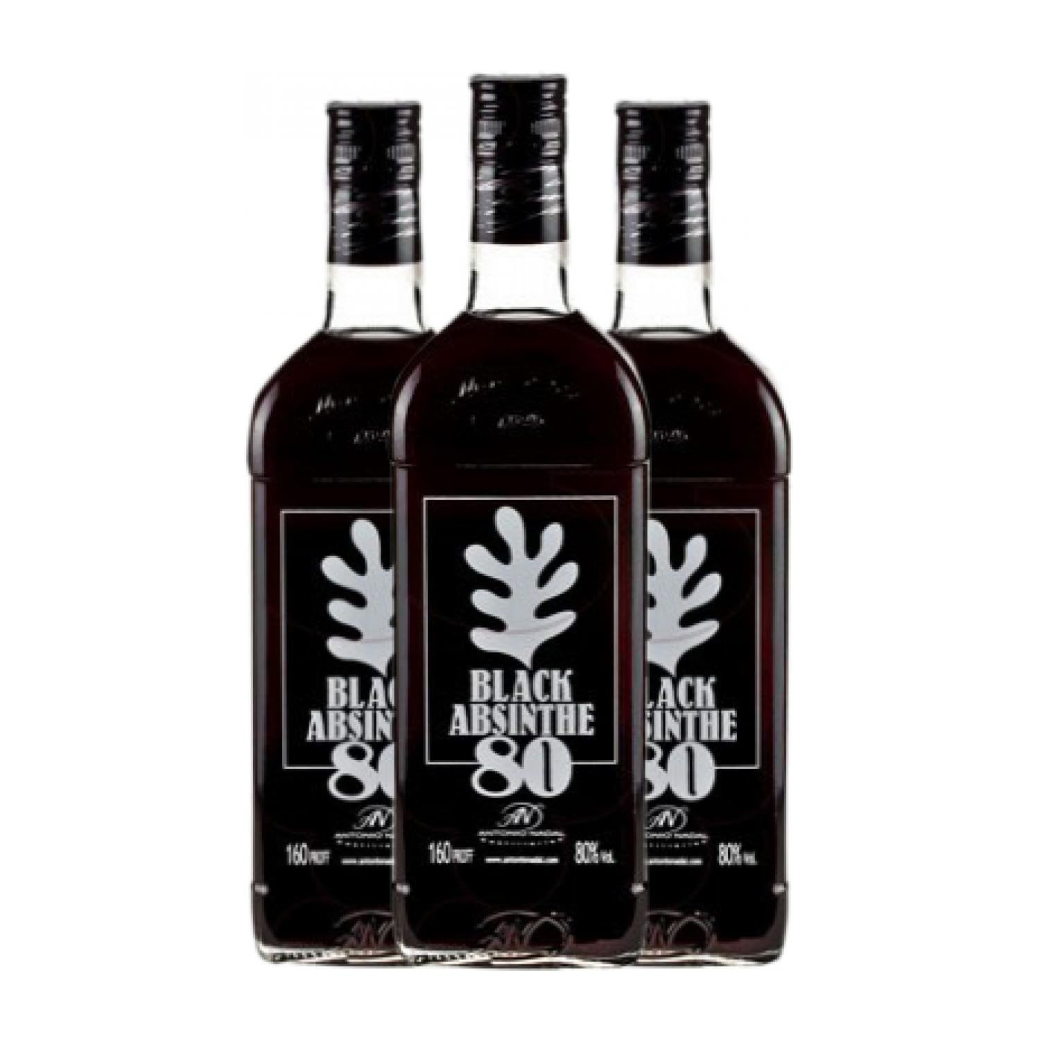 Absenta Antonio Nadal 80 Black 70 cl (Caja de 3 Botellas de 70 cl)