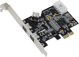 SEDNA - PCI-Express IEEE 1394b FireWire 3 Port Controller Card (2 External + 1 Internal)