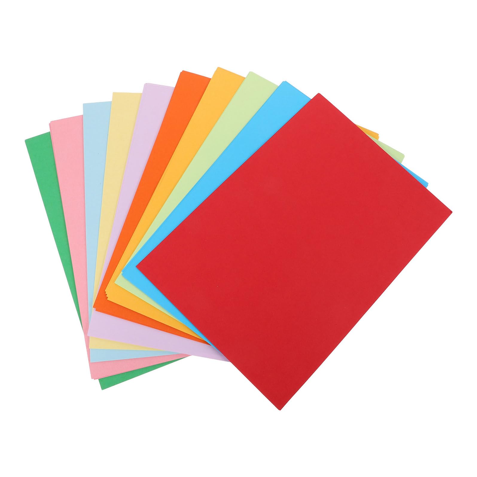 200 Blatt A4 Buntes Papier für Handwerkliche Projekte und Büro 200 Blatt Farbiges Bastelpapier aus Papier mit Vielseitiger Verwendung und Zuverlässiger Leistung Zufällige Farbe