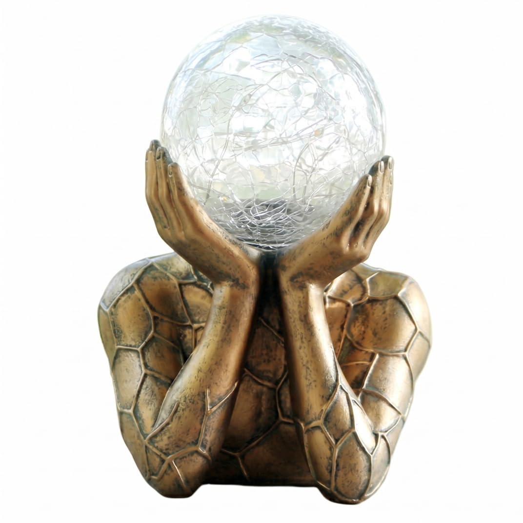 Boule d'observation solaire : statue étanche pour embellir une cour sombre