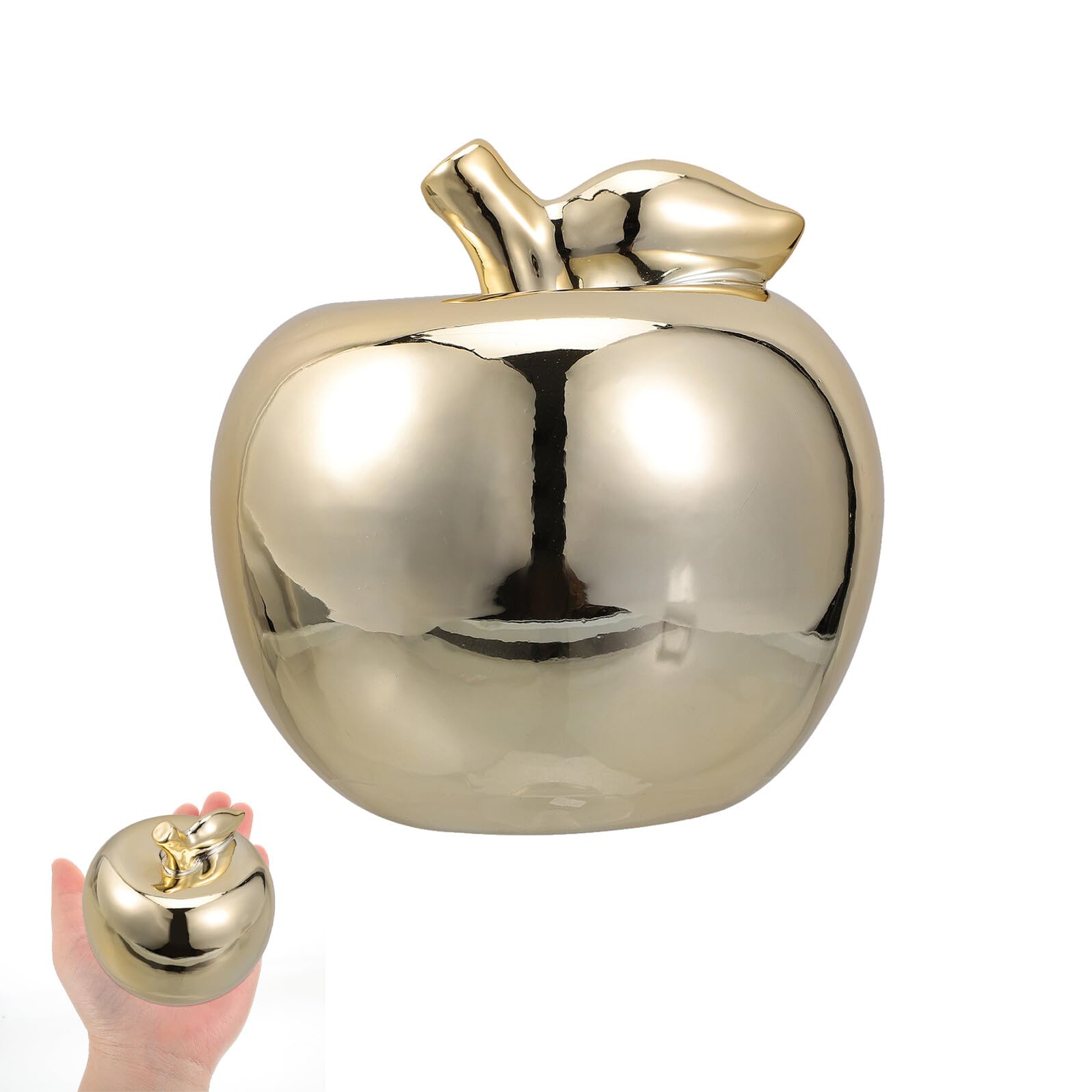 Ornement de table Lurrose avec pomme décorative au fini réaliste