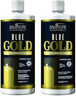 Escova Progressiva Salvatore Blue Gold 2x1 Litro