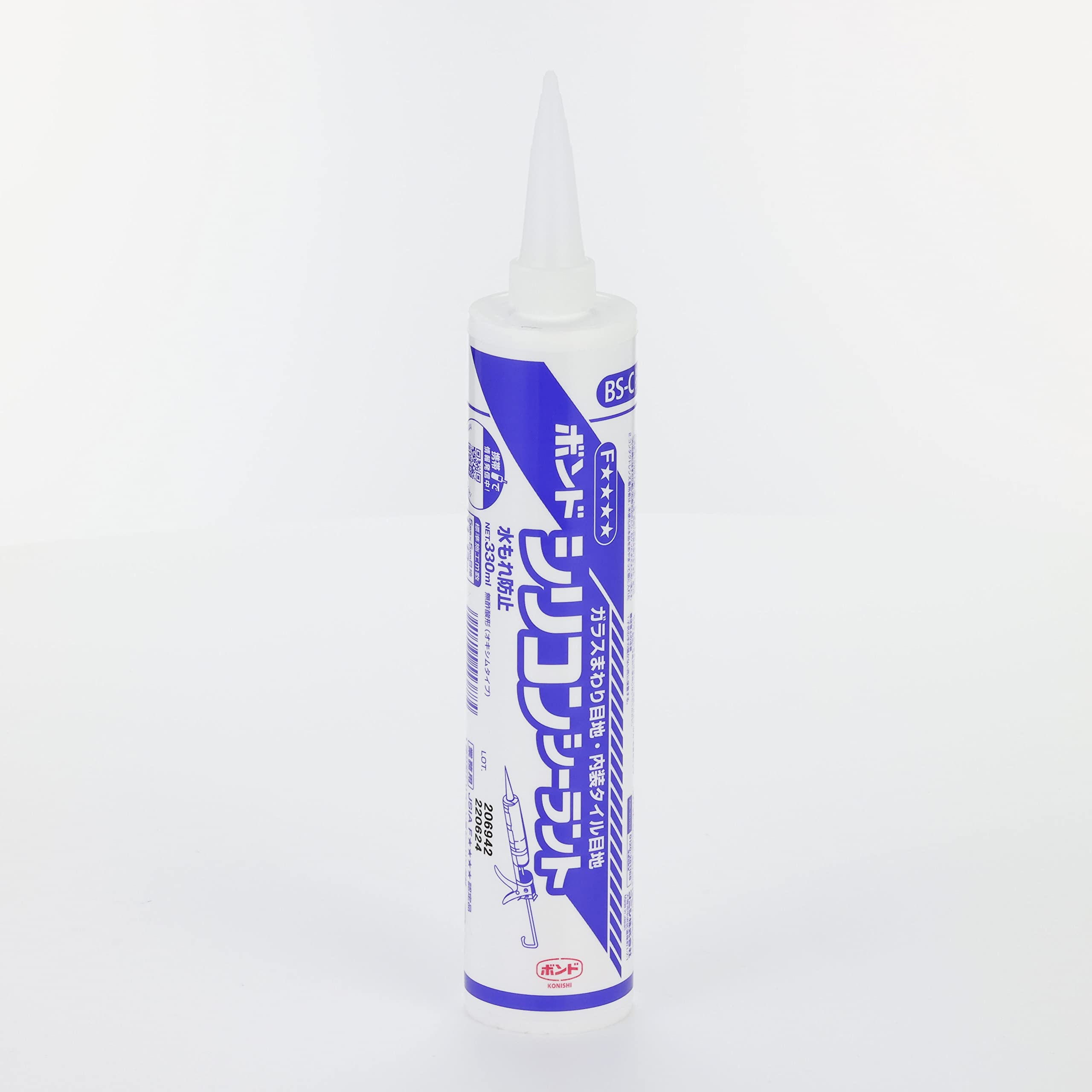 Amazon | コニシ ボンド シリコンシーラント 330ml クリヤー (× 2