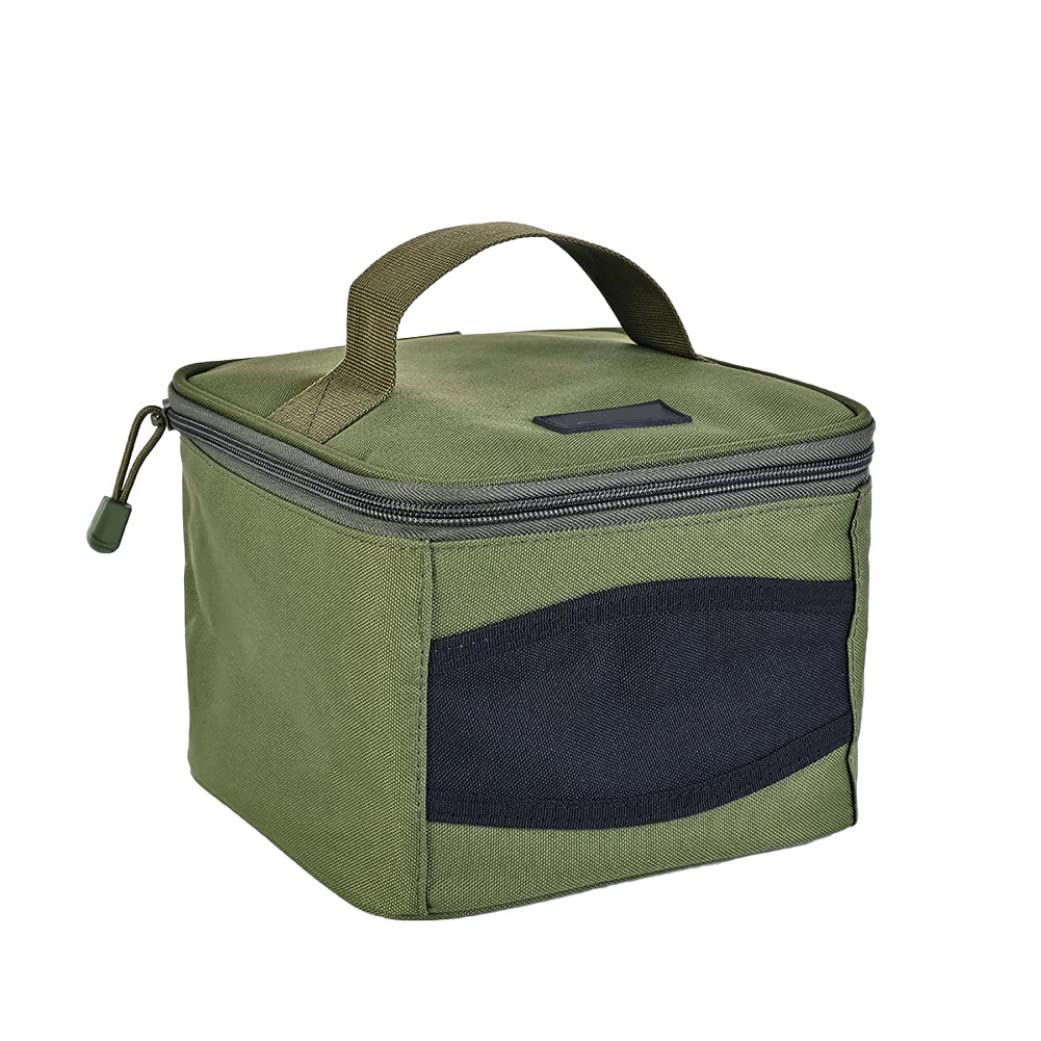 Hilai Tackle Storage Bags, Fishing Tackle Bags Portable Waterproof Fishing Reel Case Large Storage Bag Accessories Green