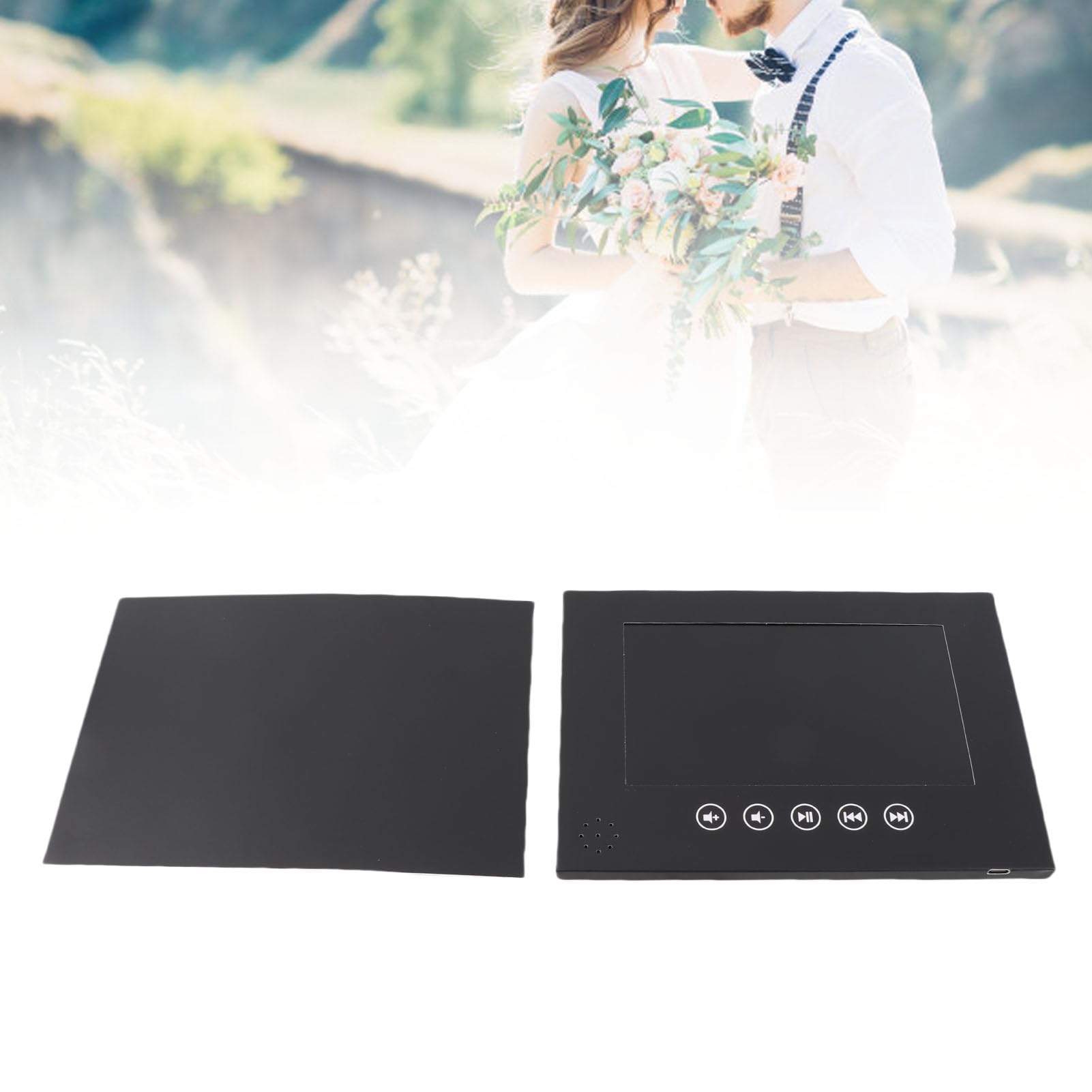 Riproduzione Video HD 720p, compatibilità Multi-format, Facile Personalizzazione con Borsa, Ideale per Ogni Occasione (7 pollici)
