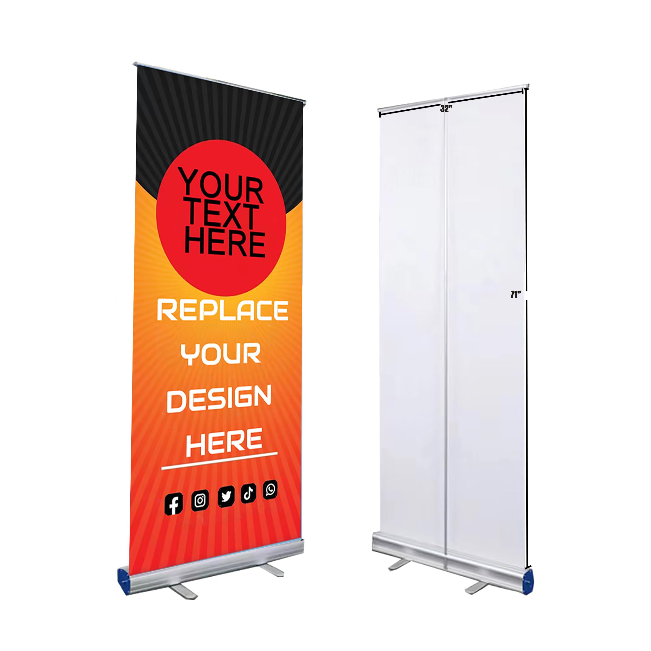 Signworld Poster Stand Pedestal Display Floor Standing Double Sided Vertical Sign Holder 19