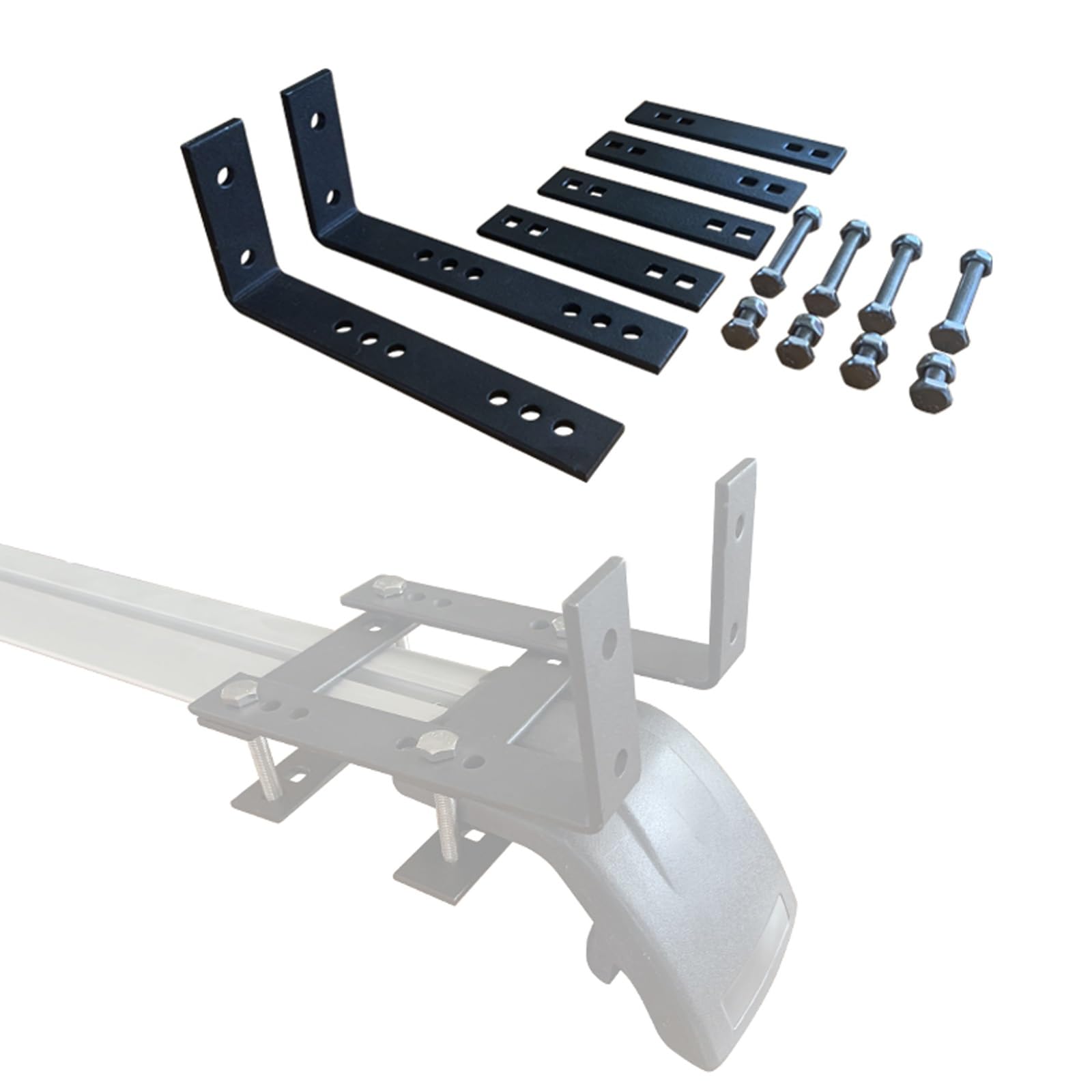 Kit D'installation de Support Universel en L en Acier Inoxydable, Support de Fixation pour Store, Matériel de Montage Robuste, pour Remplacement de Store