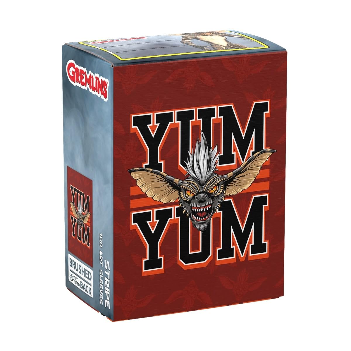 Dragon Shield | Brushed Art Sleeves | Gremlins Stripes | 100 CT - Smooth & Tough Premium TCG Sleeves | Compatible with Pokemon, Flesh & Blood, One