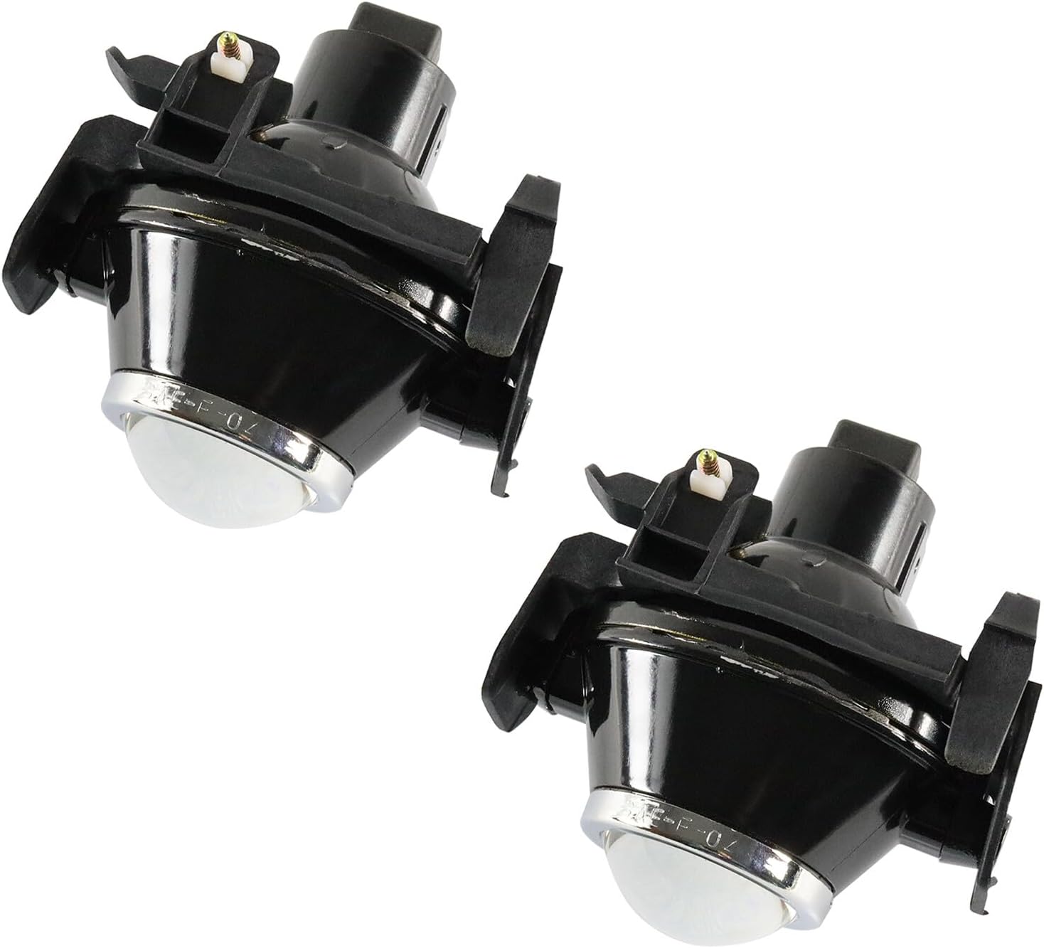 Fog Light Len Compatible with 2006-2019 Ford Fusion/Lincoln, Left and Right Side OE#6E5Z15200A/FO2590110C with Clear Bulb-1 Pair