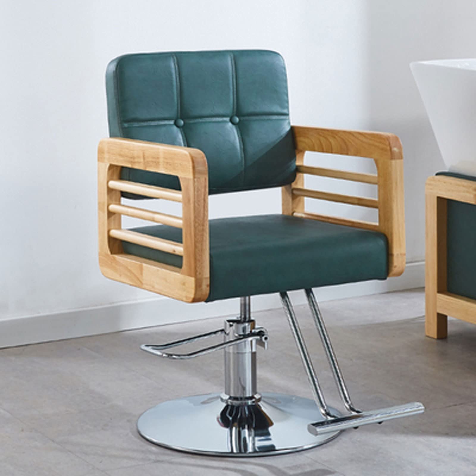 理容椅子 Amazon.com: GFFFFFFJJJJJJJJJJJJ Barber's Retro Salon Chair - Black