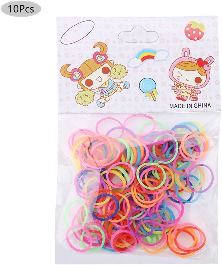 Pet Dog Cat Rubber Bands High Elasticity Mix Colors Varies Patterns Pet Hair Bands Dog Hair Accessories Pet Grooming Products 8