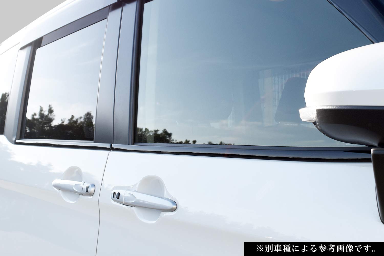 日産リーフZE1セカンドステージウィンドウ、ドアモールパネル