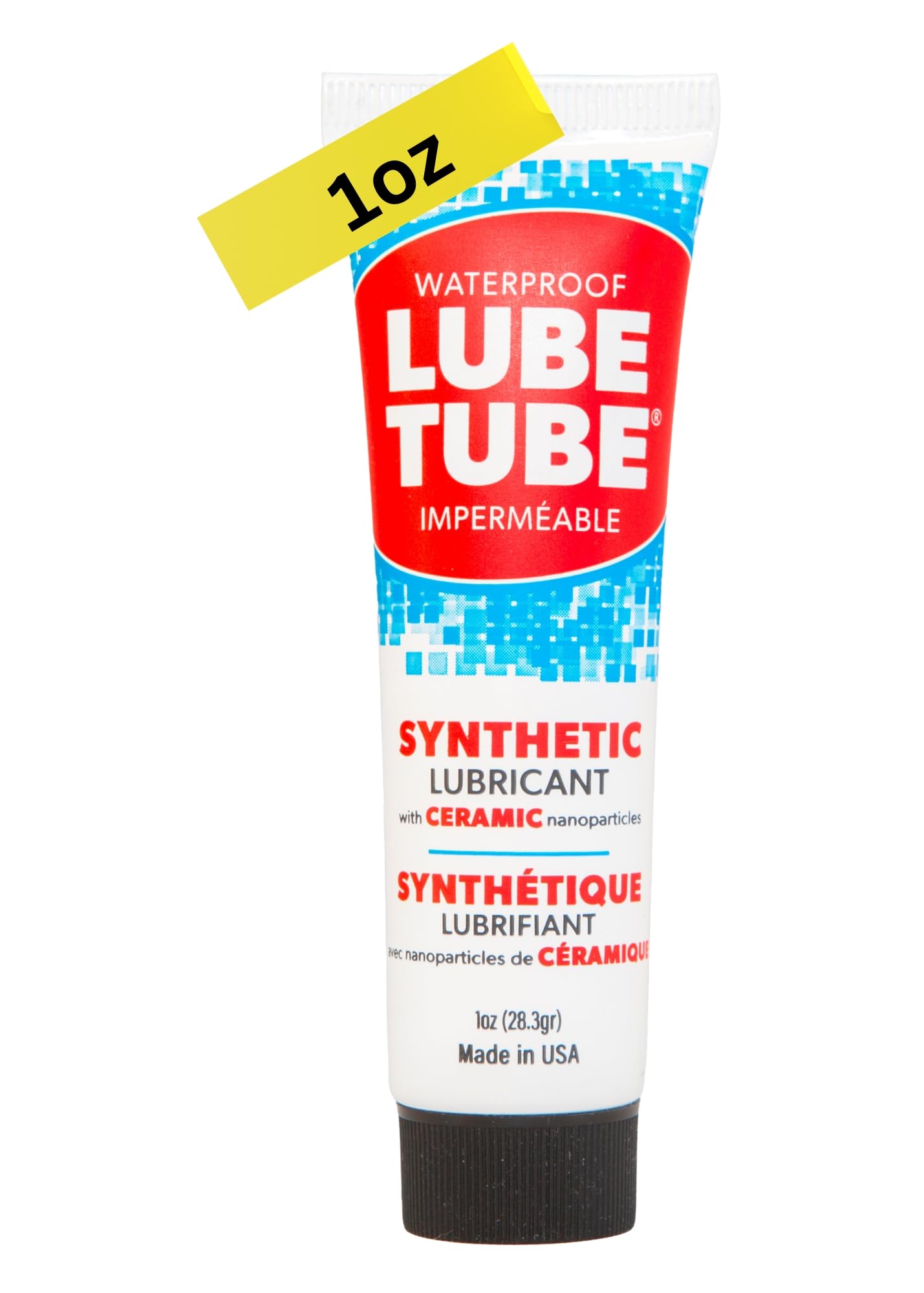 1oz LubeTube – Multipurpose Synthetic Grease for Pool Equipment, Plumbing Fixtures, RV Toilets, Marine Systems, Machinery & Household Use – PFAS-Free, Food-Grade, Ceramic-Enhanced – Made in USA