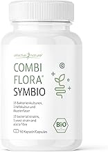 Effective Nature COMBI, Symbio – Vegetarian Capsules – Contains Präbiotisches Inulin – Organic Quality – No Additives, , ,