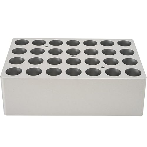 ONiLAB 5/15mLx28 Tubos de centrífuga Capacidad Bloque de calefacción de baño seco de aluminio científico para incubadora de baño seco digital