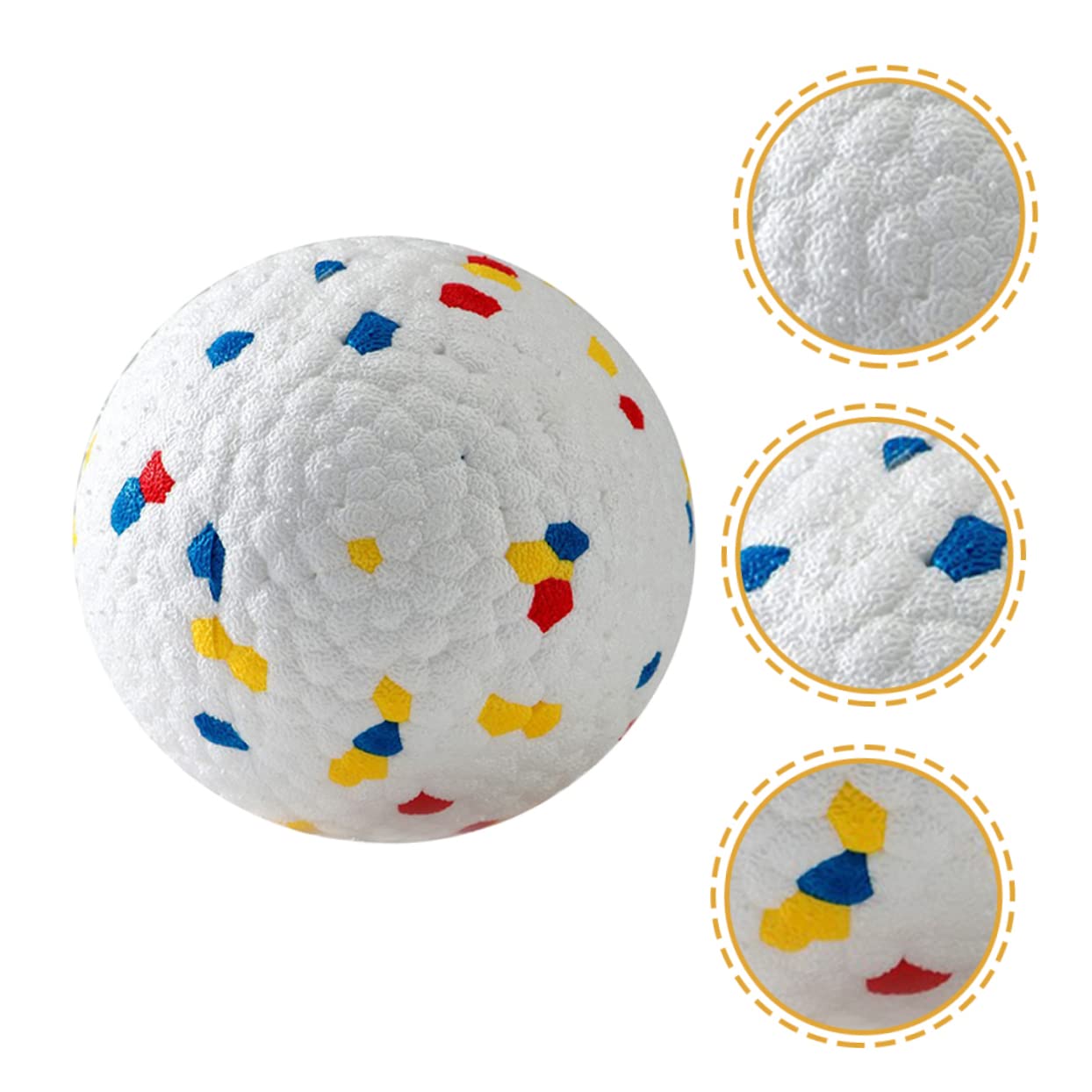 YARNOW 6pièces Balles Rebondissantes pour Chiens Jouets à Mâcher Et Résistants pour Chiots pour Intérieur Et Extérieur