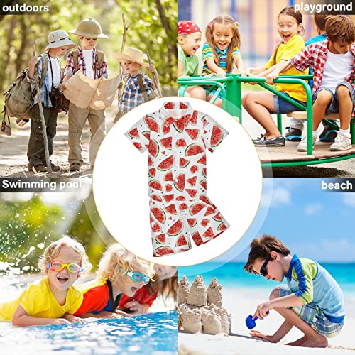 Image of CaTaKu Hawaiian Shirts for Boys 2 Pieces Button Down Shirt Short Sleeve and Short Set Kids Summer Outfits 3-10T