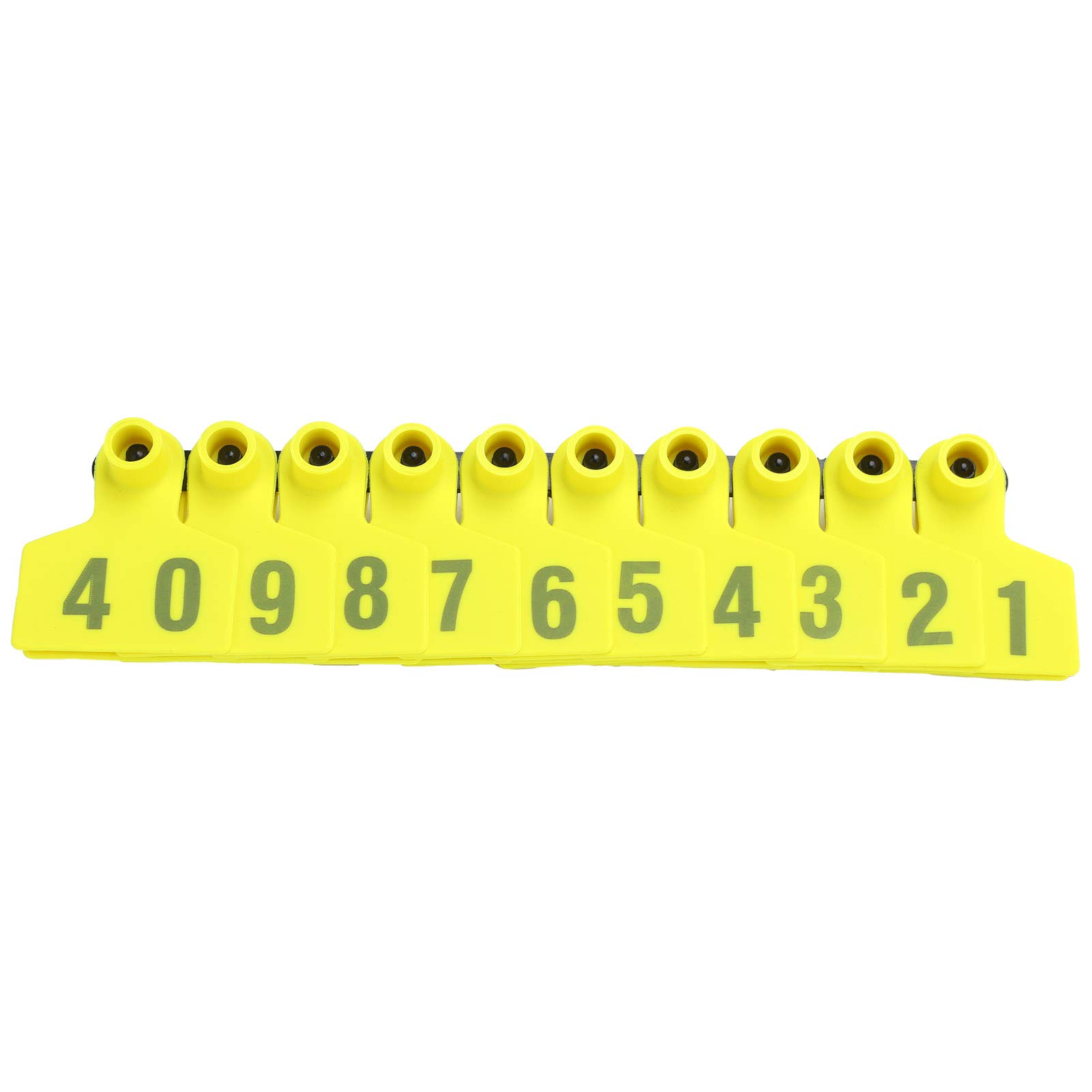 No.001?100 Farm Ear Tag Livestock Ear Tag Labels Set Poultry Breeding Supplies