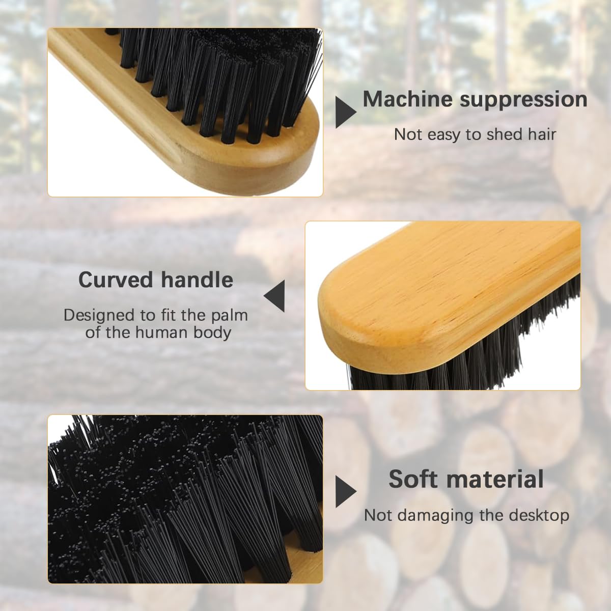 Pool Table Brush, Billiard Table & Rail Cleaning Brush Set - Image 3