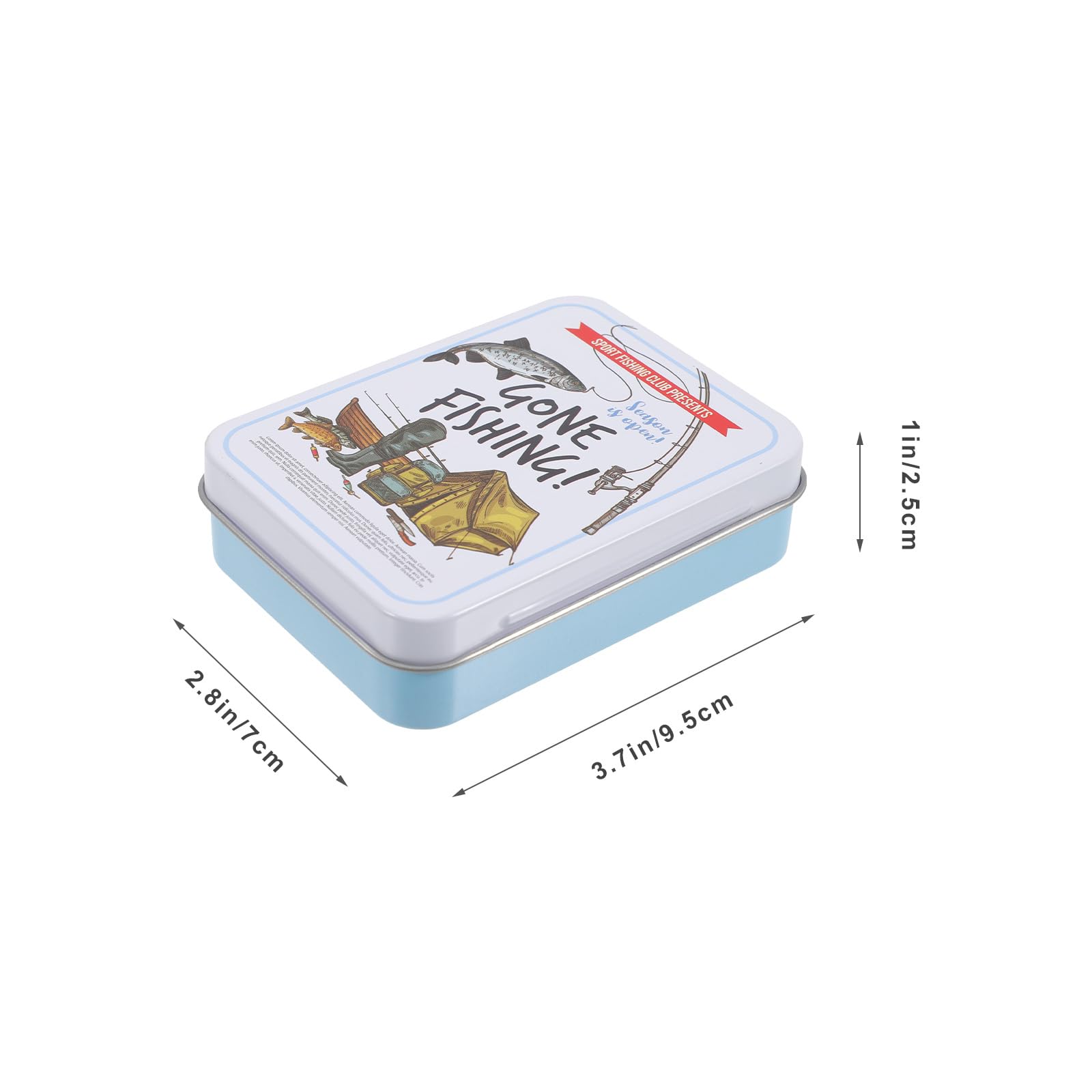 Hemoton 3pcs Metal Hinged Tin Box Container Poker Box Playing Card Case Storage Case Card Holder for Kids Playing Cards Case Rectangular Playing Card Holders