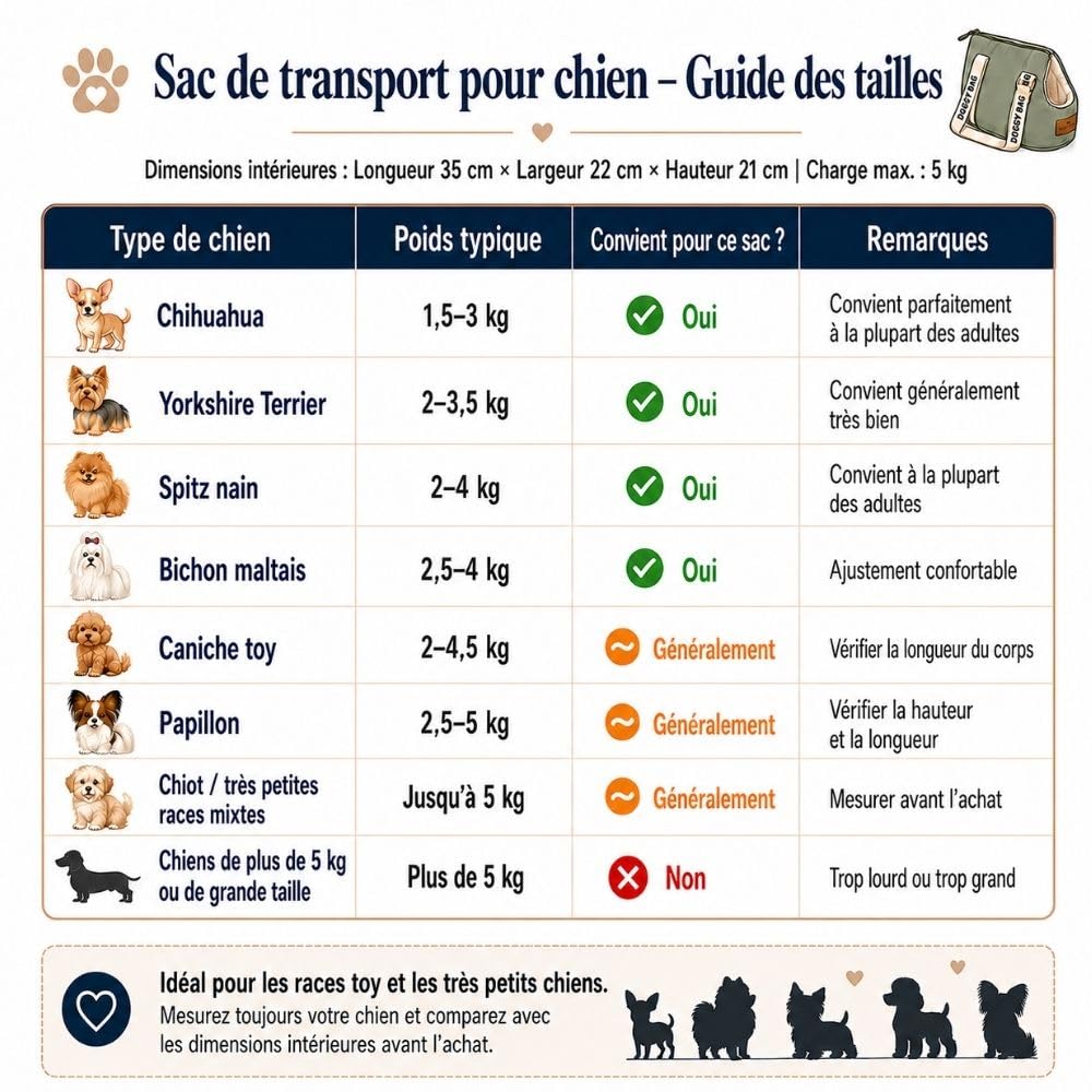 Sac de Transport Chien 2-en-1 et Panier de Voyage pour Petit Chien | Tails of Glory : sac transport petit chien 2-en-1, transformable en panier confortable pour les voyages et déplacements
