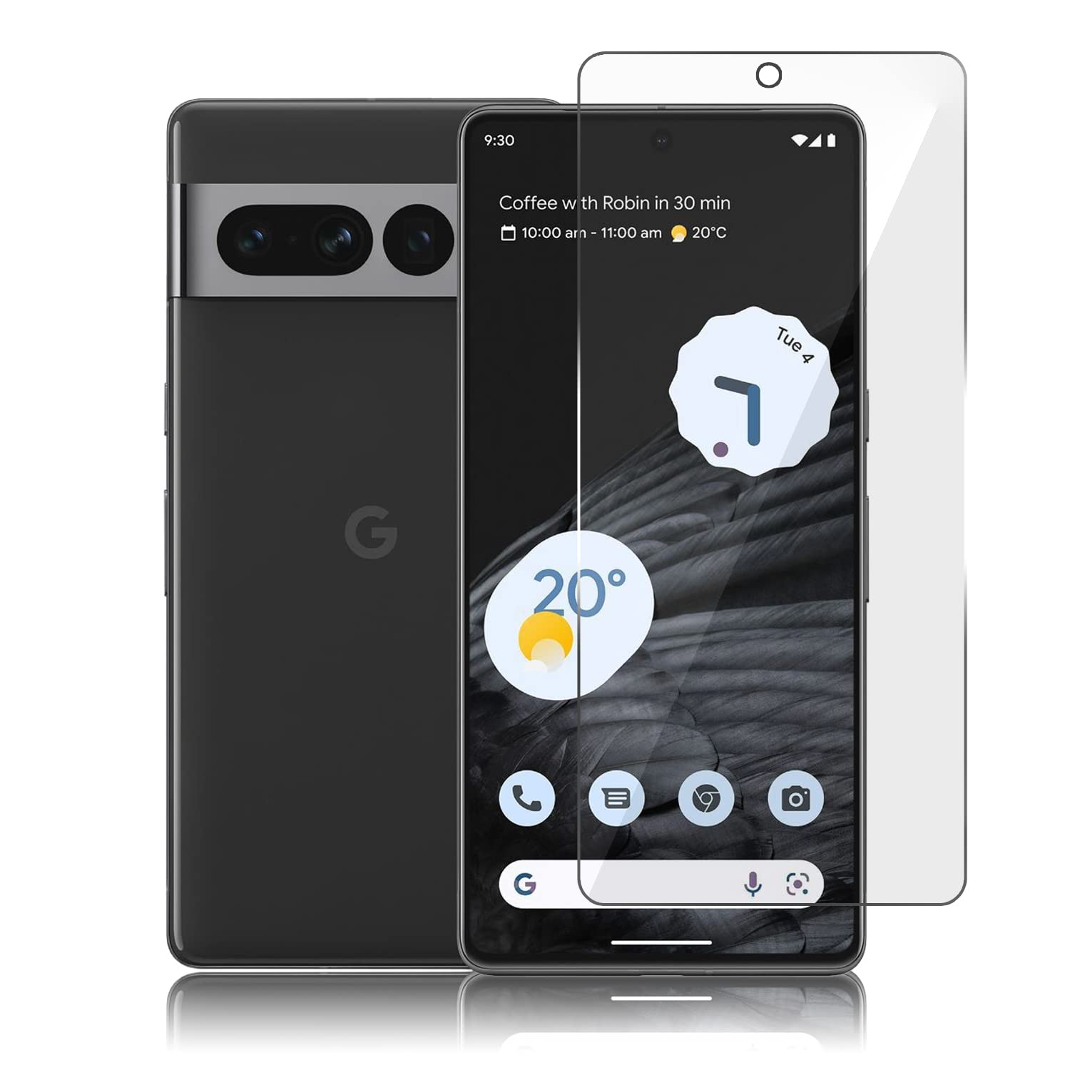 FCS Front Screen Protector for Google Pixel 7 Pro | TPU Pet Finish Flexible Film Self Healing Screen Protector | Screen Guard (Glossy) (B0CZTC1S7C) Amazon Price History, Amazon Price Tracker