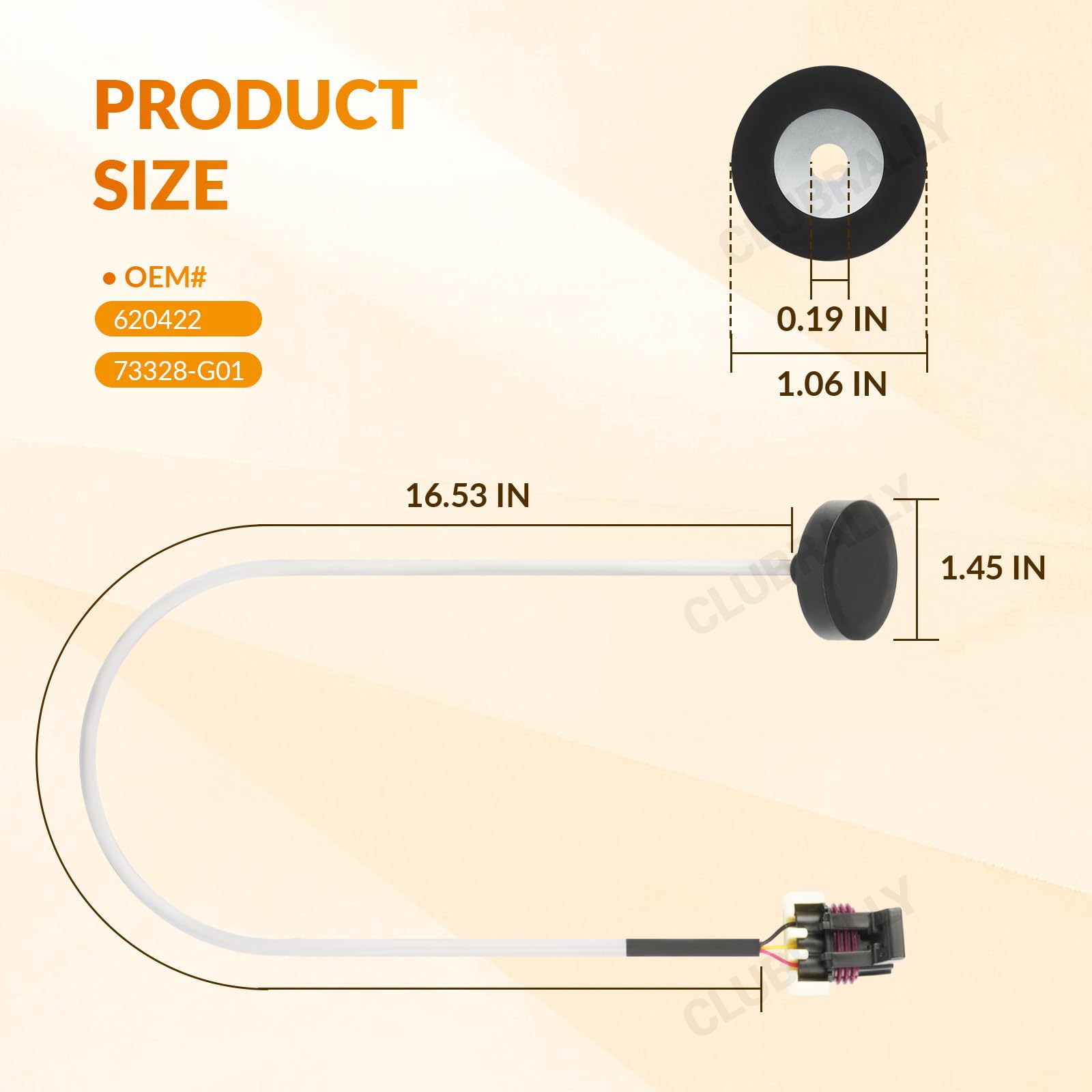 Amazon.com: CLUBRALLY Speed Sensor Harness 48 Volt Kit with