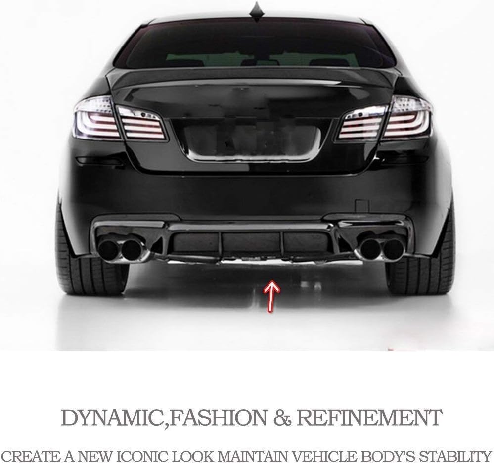 F10 Carbon Fiber Rear Diffuser for BMW 5 Series F10 2011-2016 528i 530i 535i 550i M-Sport Rear Diffuser Bumper Lip Spoiler