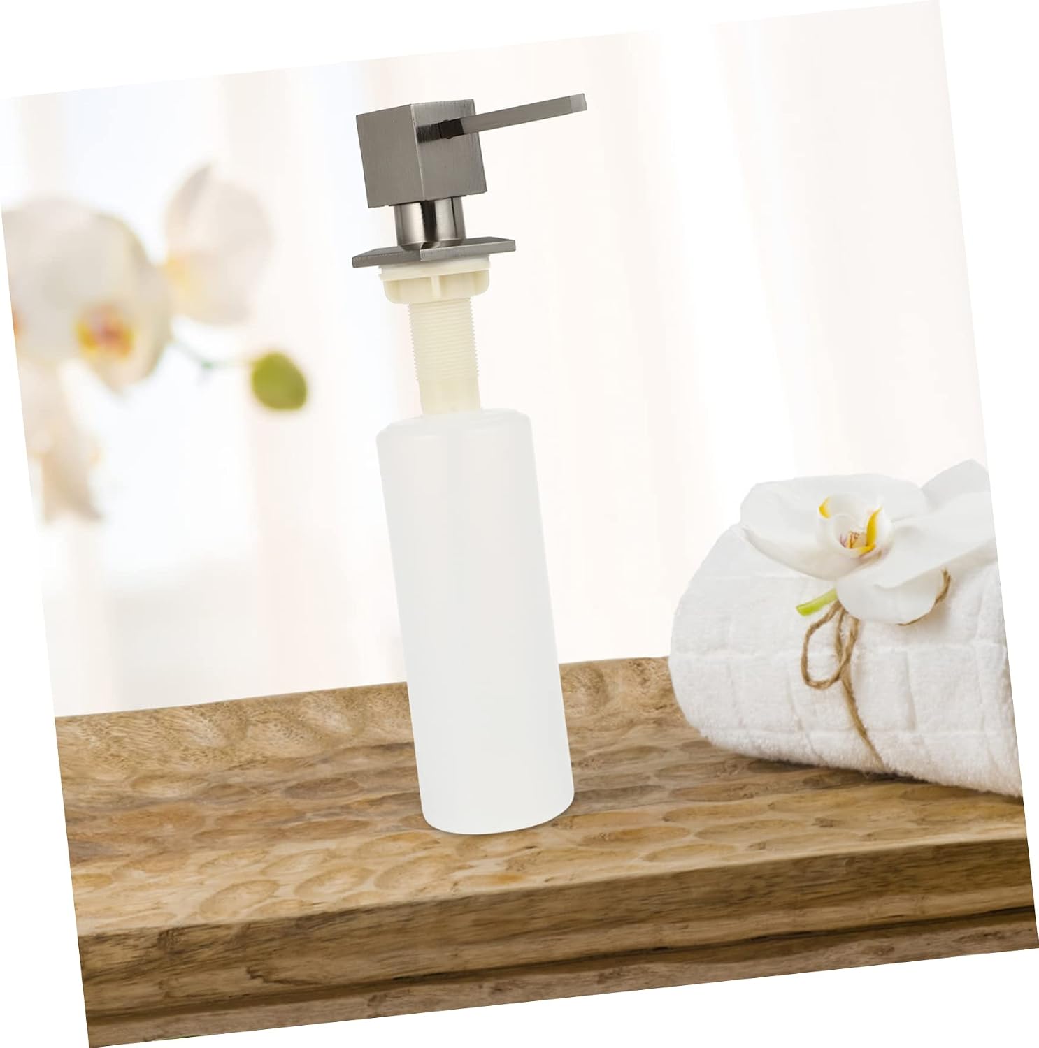 Manual Soap Dispenser Head Bottle Foaming Pump Foam Soap Dispenser Square Decorative s Liquid Sink