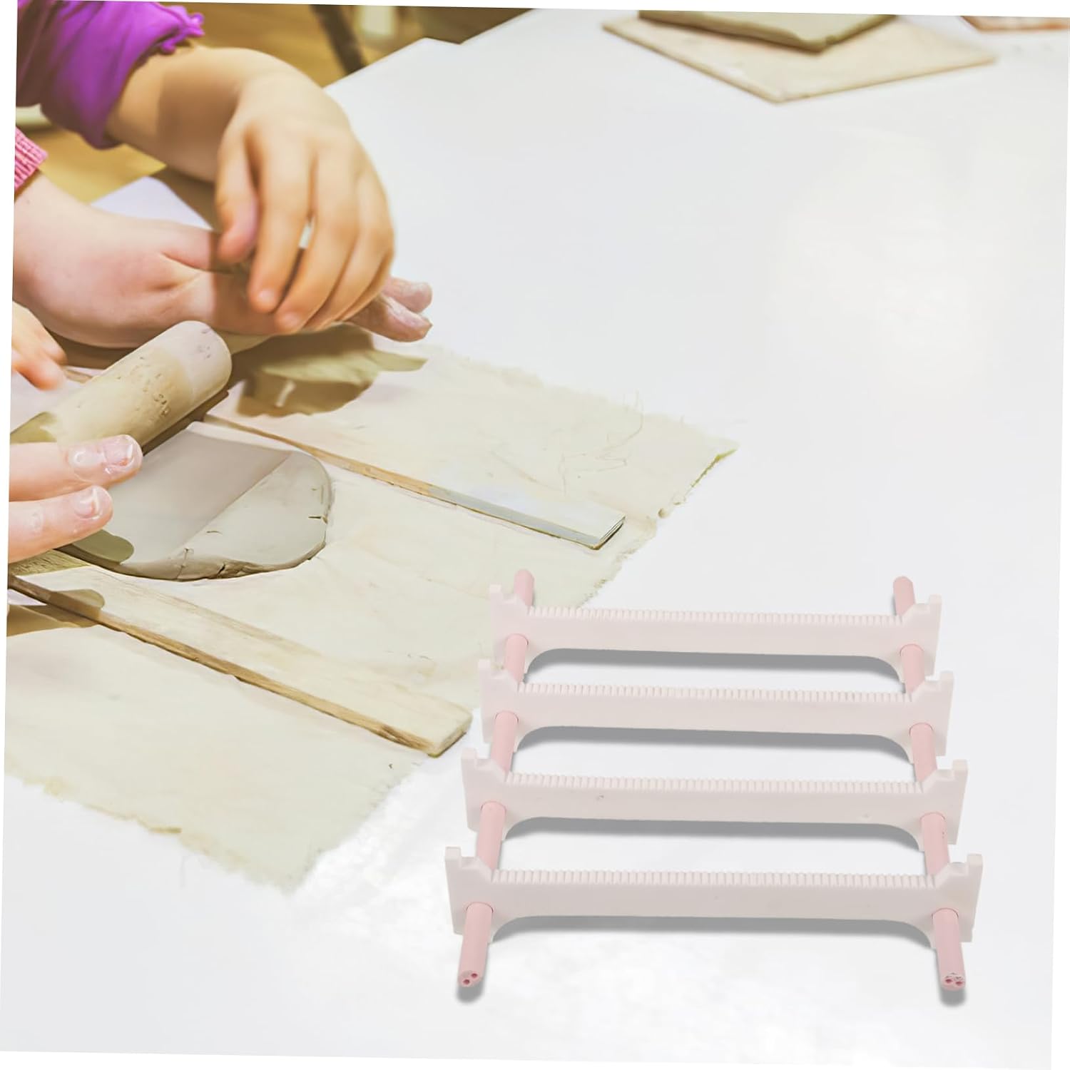 FIXOSHEE Ceramic Jewelry Burning Bracket Refractory Stand for Kiln Firing Durable and Reliable Hanging Tool for Pottery Accessories for Ceramic Trinkets