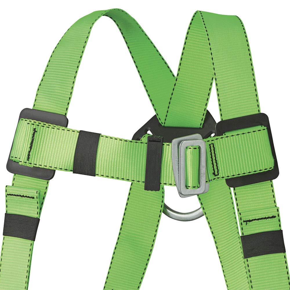 Peakworks Fall Protection Compliance Kit V8252326 - Safety Harness (Universal Fit) , 6 ft. Dual Lanyard with Snap Hooks and Mesh Carrying Bag