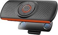 Vista 1 de Skybess Altavoz Bluetooth de coche para teléfono celular, altavoz portátil Bluetooth 5.3 manos libres, reproductor de música inalámbrico, kit