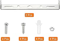 Vista 3 de MECCANIXITY Placa de luz de techo, 5.315 x 0.787 x 0.630 in, soporte de montaje para lámpara de araña de oficina en casa, juego de 2