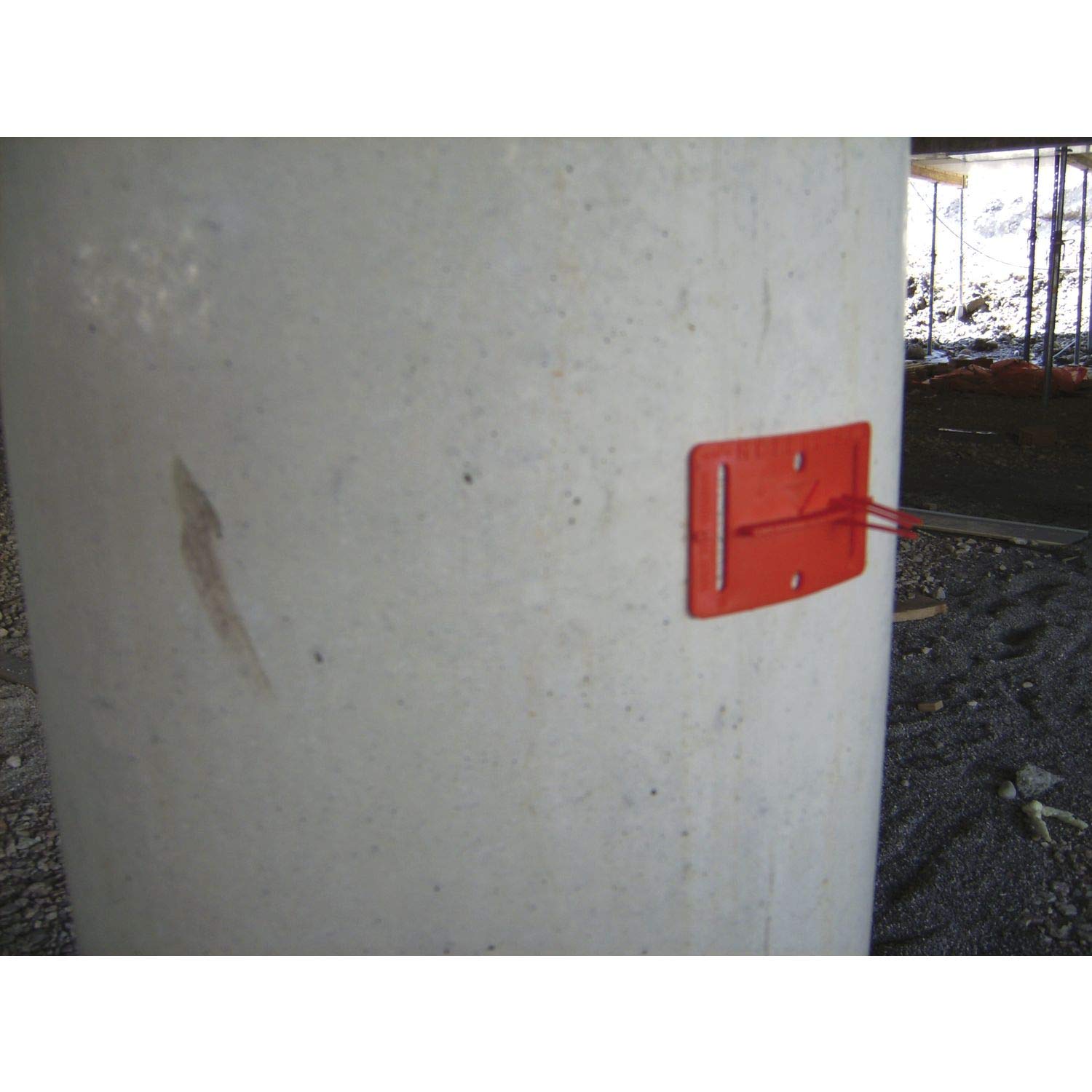 Secotec 67Rs21-Rot Meterriss-Plakette Selbstklebend Mit Pinsel Farbe, Rot