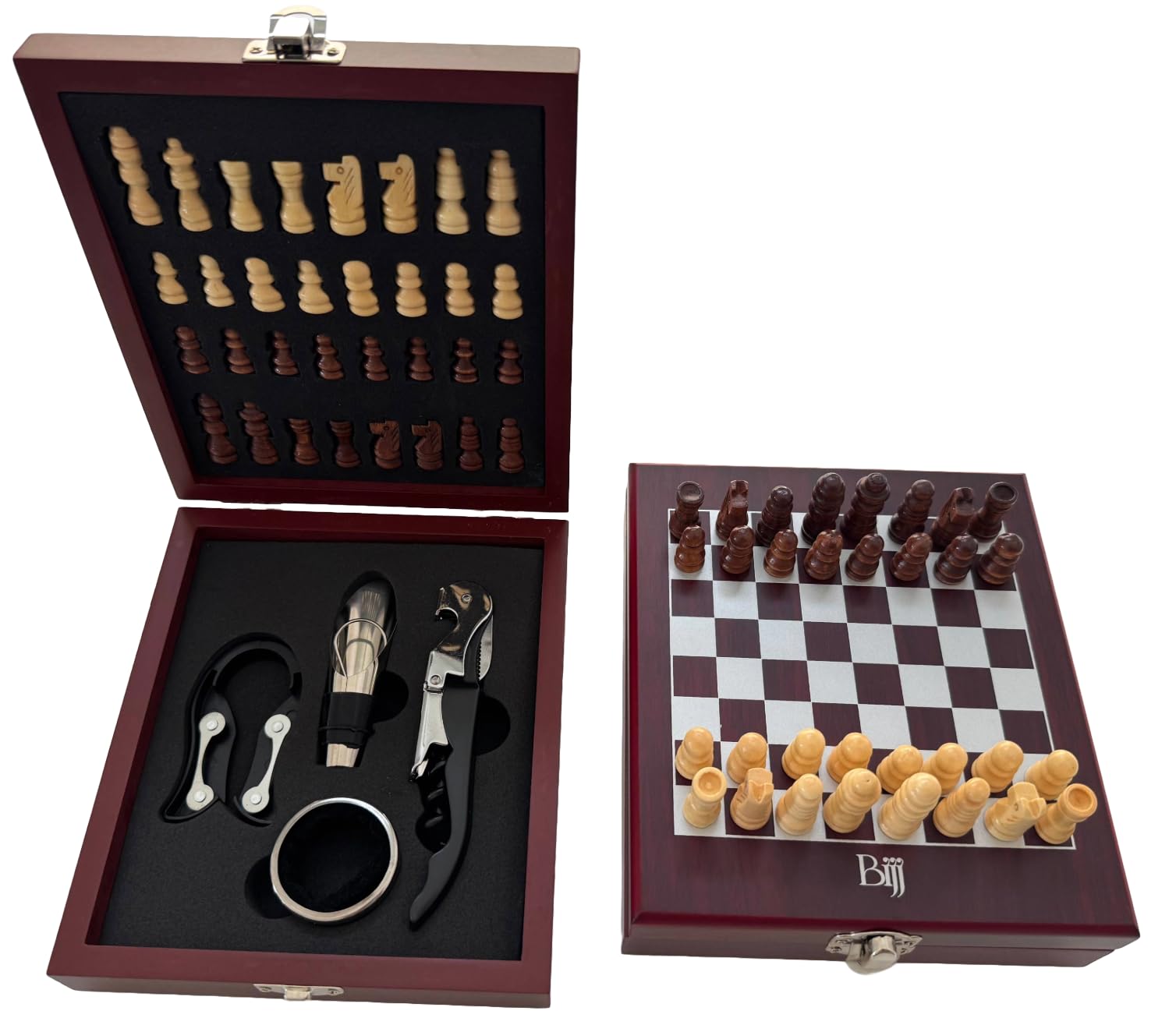 Wine Opener Gift Set with Chess Board – Elegant Wine Accessories Kit for Entertaining, Perfect for Wine Lovers, Hosts, and Unique Gifts-image-33