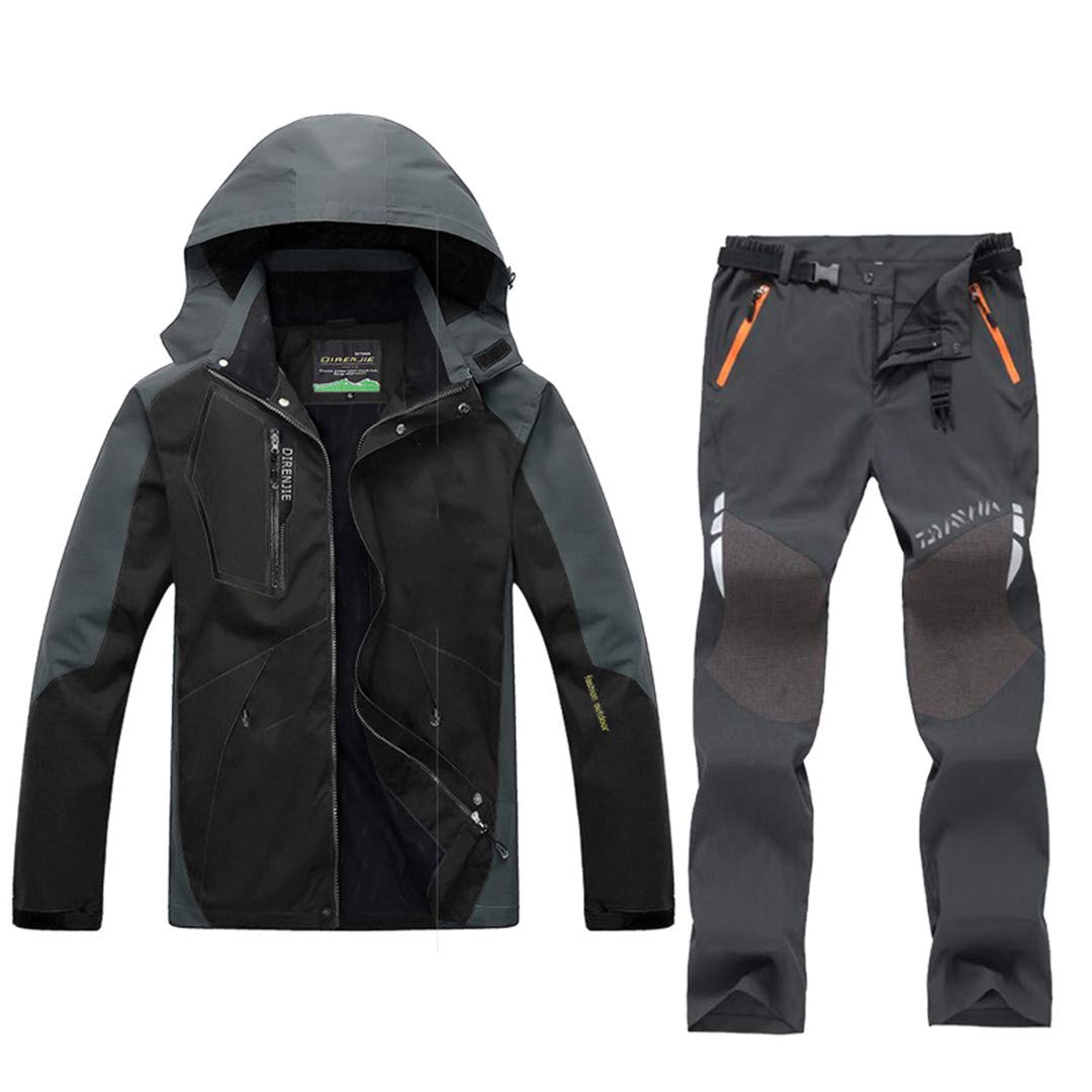 Ropa de Pesca Pantalones de Secado rápido al Aire Libre Traje de Pesca para Hombres Chaqueta de Pesca con protección Solar Transpirable 39 XL