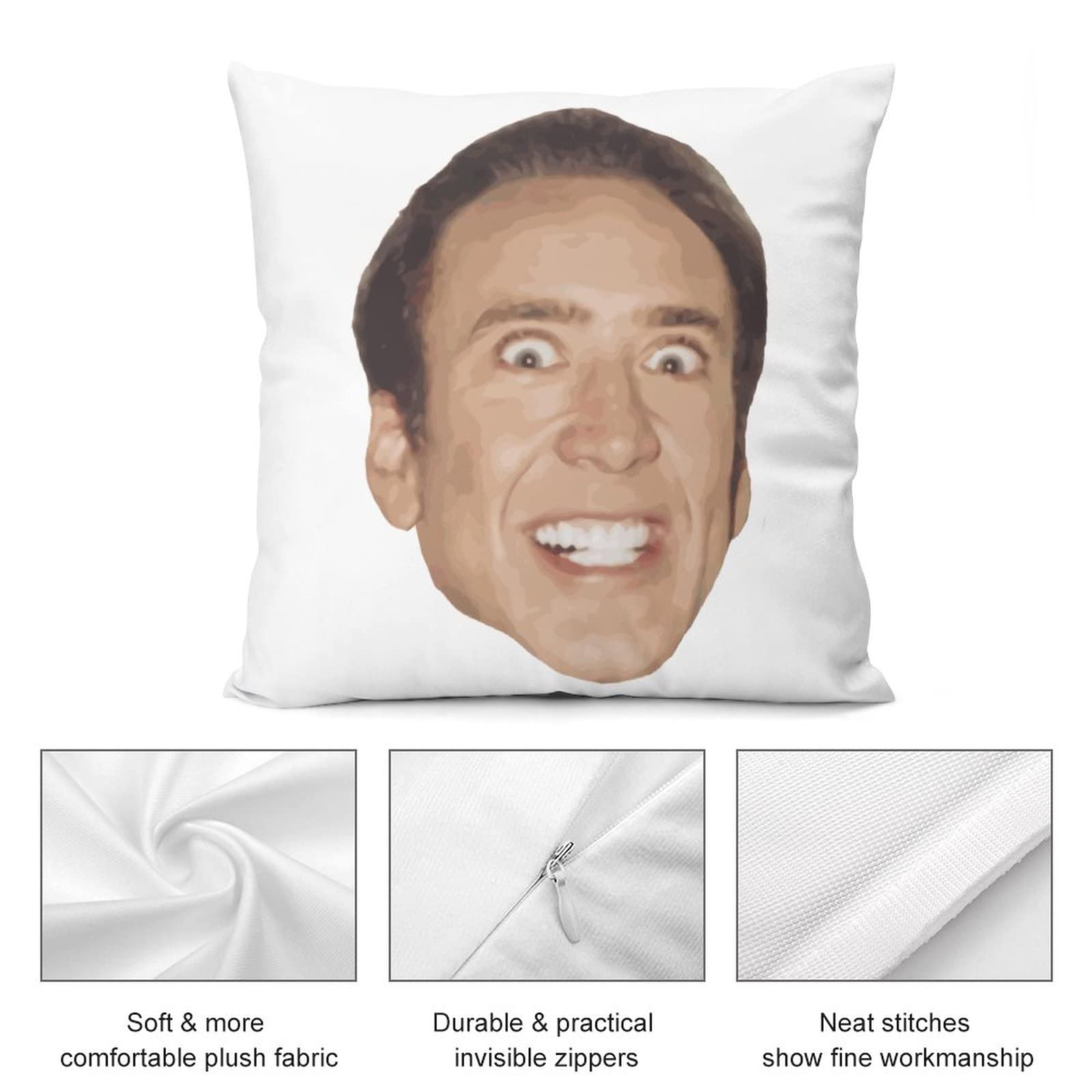 Amazon｜Nicolas Cageニコラス・ケイジ枕カバー クッションカバー