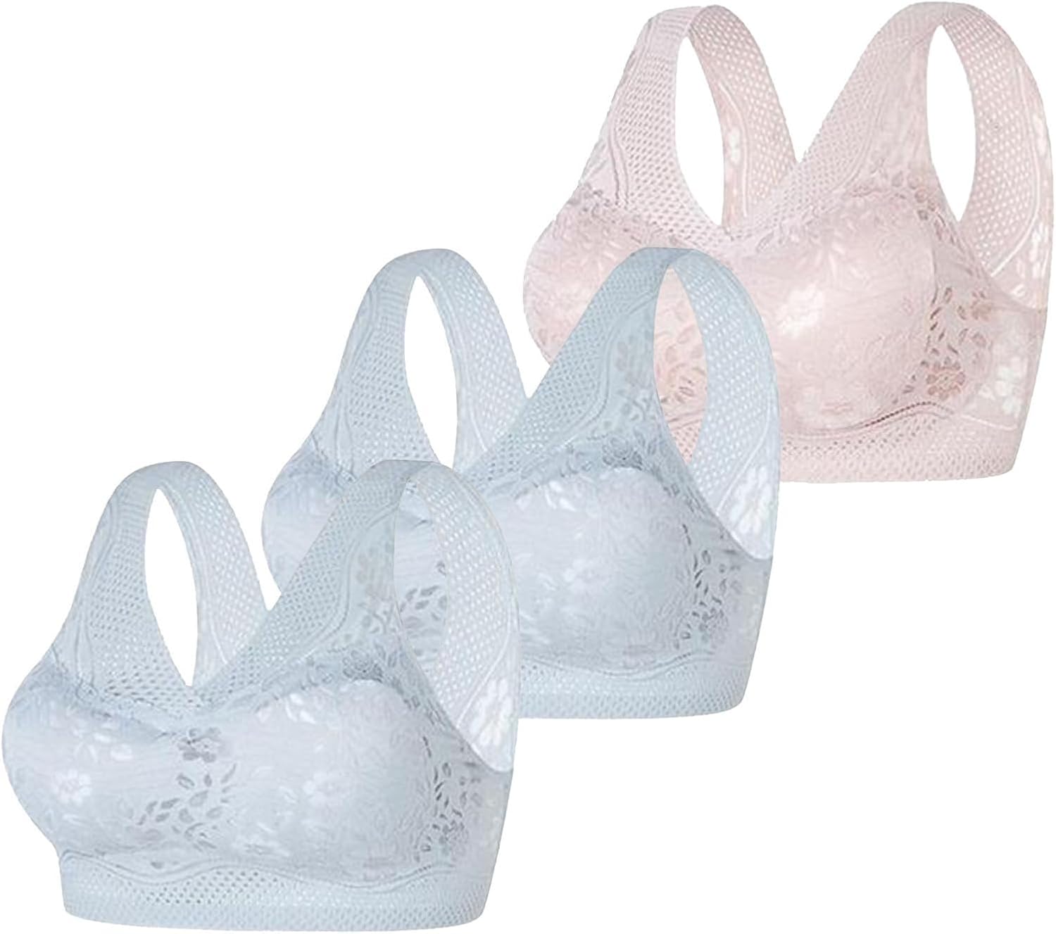 Hatmeo Bras for Senior Women, Women's Orthopedic Anti-Sagging Bra, Posture Correcting Bra, Breathable Push up Bras