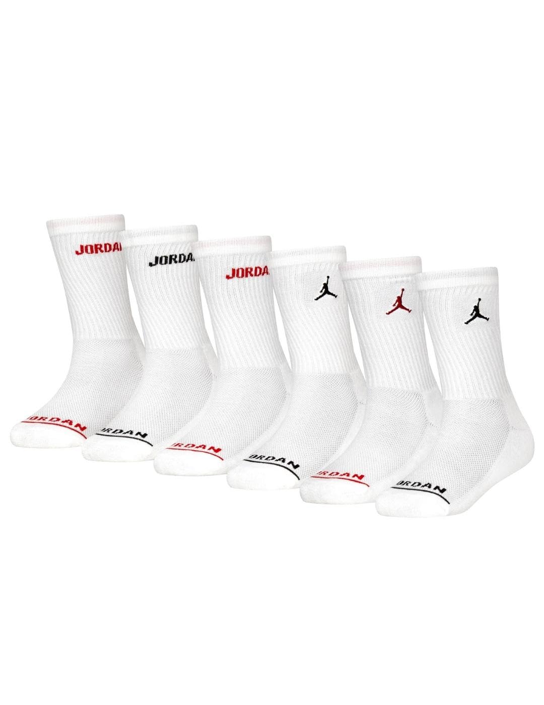 Jordan Calzini Nike Legend Crew Medio 6Paia Bianco 7-9