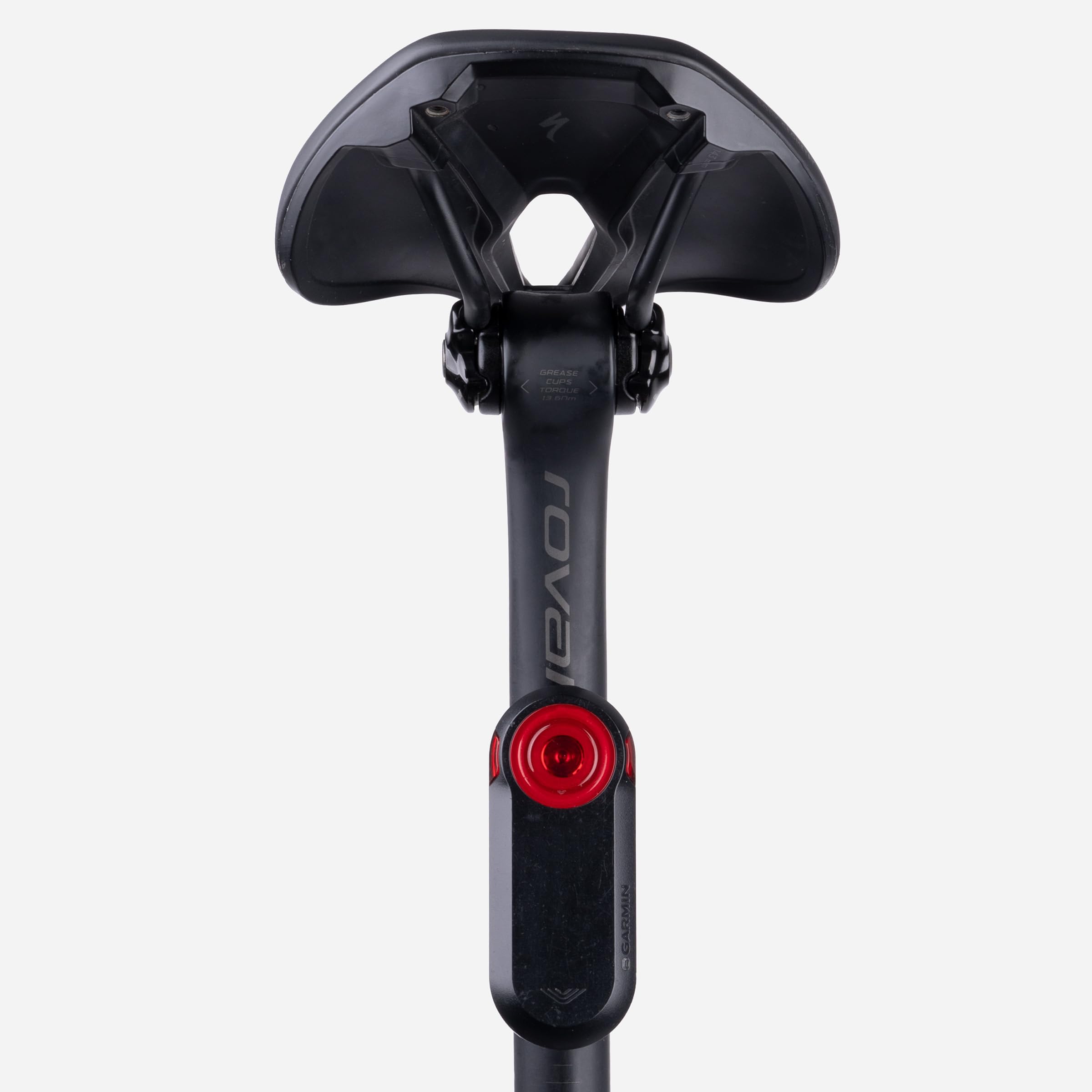 beSmart.bike – Support pour Tige de Selle – pour Traceur GPS – Accessoires Vélo – VTT – Tige de Selle Garmin Varia 515, Compatible avec Runde Sattelstütze 27.2mm, Fixation par Pince