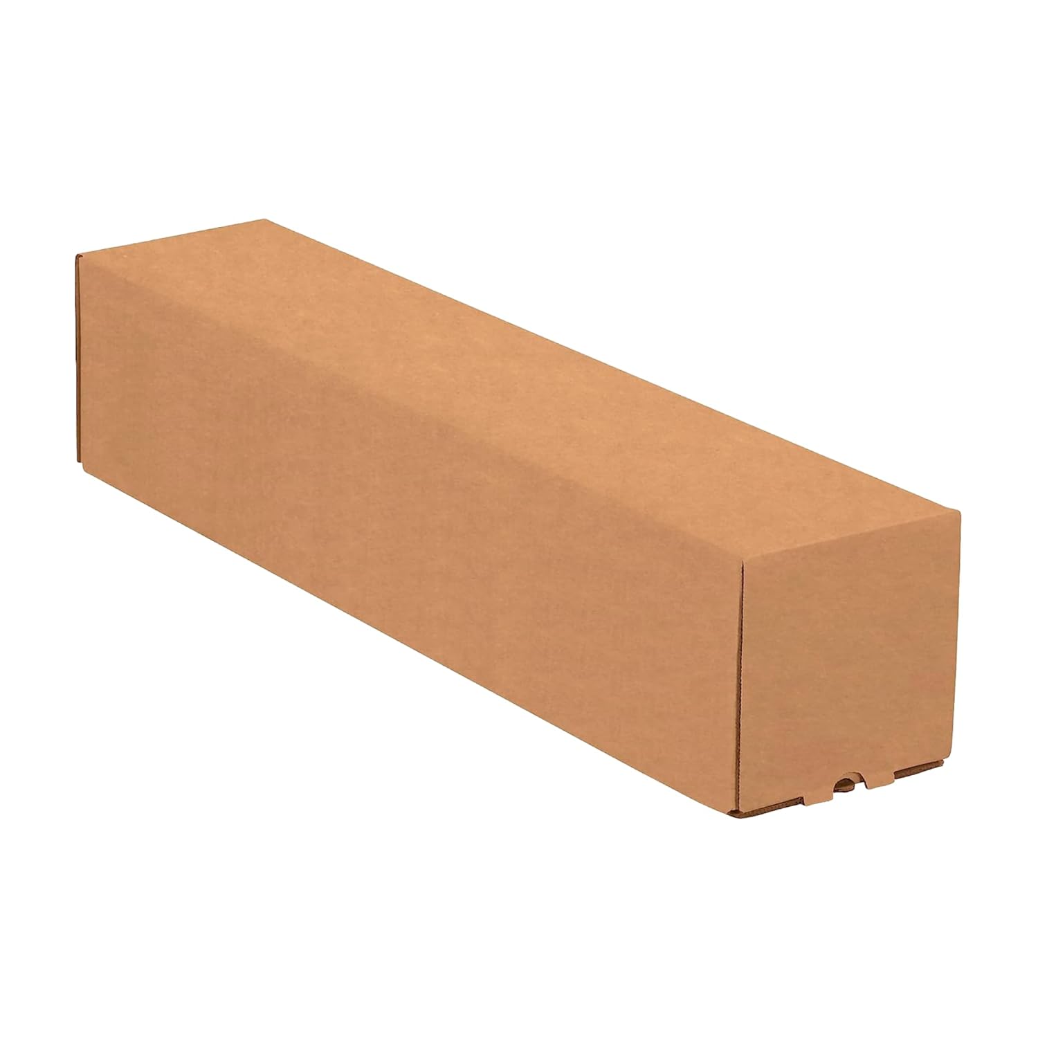 BOX USA Cardboard Box 18"L x 3"W x 3"H, Pack of 25 | Poster Tube for Mailing and Storage of Blueprints, Artwork, Crafts, Long Art Holder, 18 inches