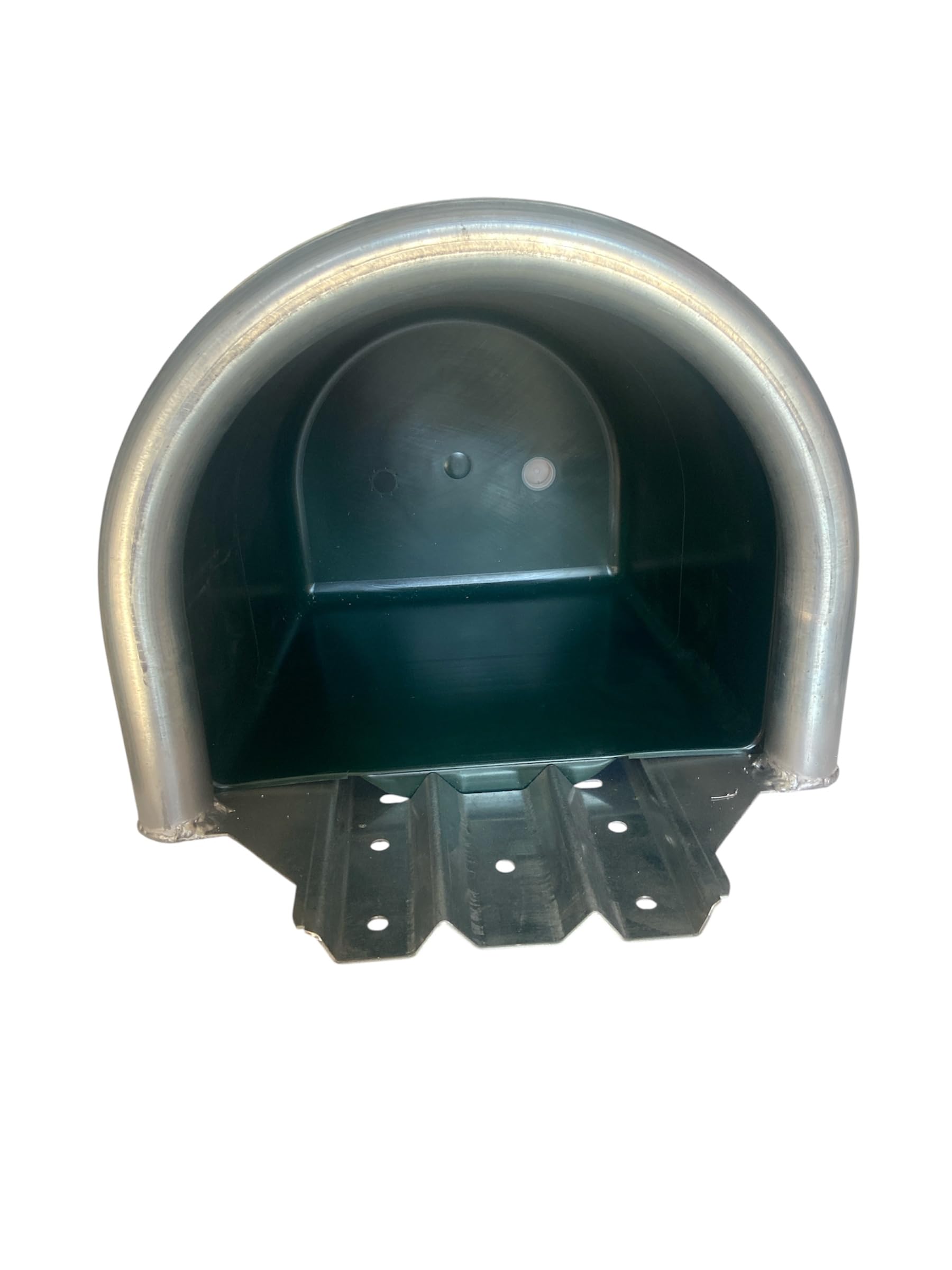 Mangiatoia Semitonda Da Box Con Bordo Zincato